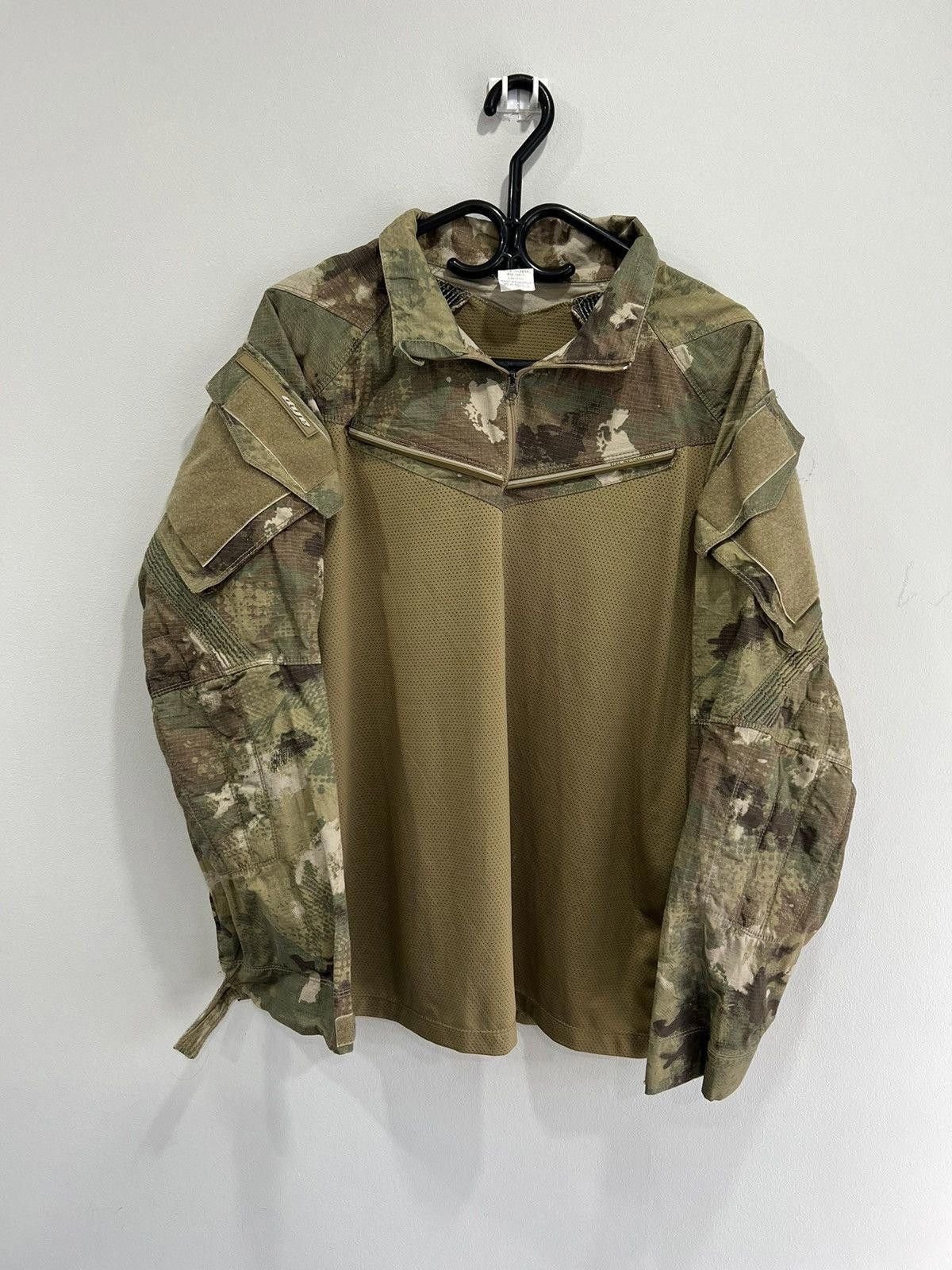 Vintage Vintage Camo Quarter Zip Longsleeve sweater Size US L / EU 52-54 / 3 - 1 Thumbnail