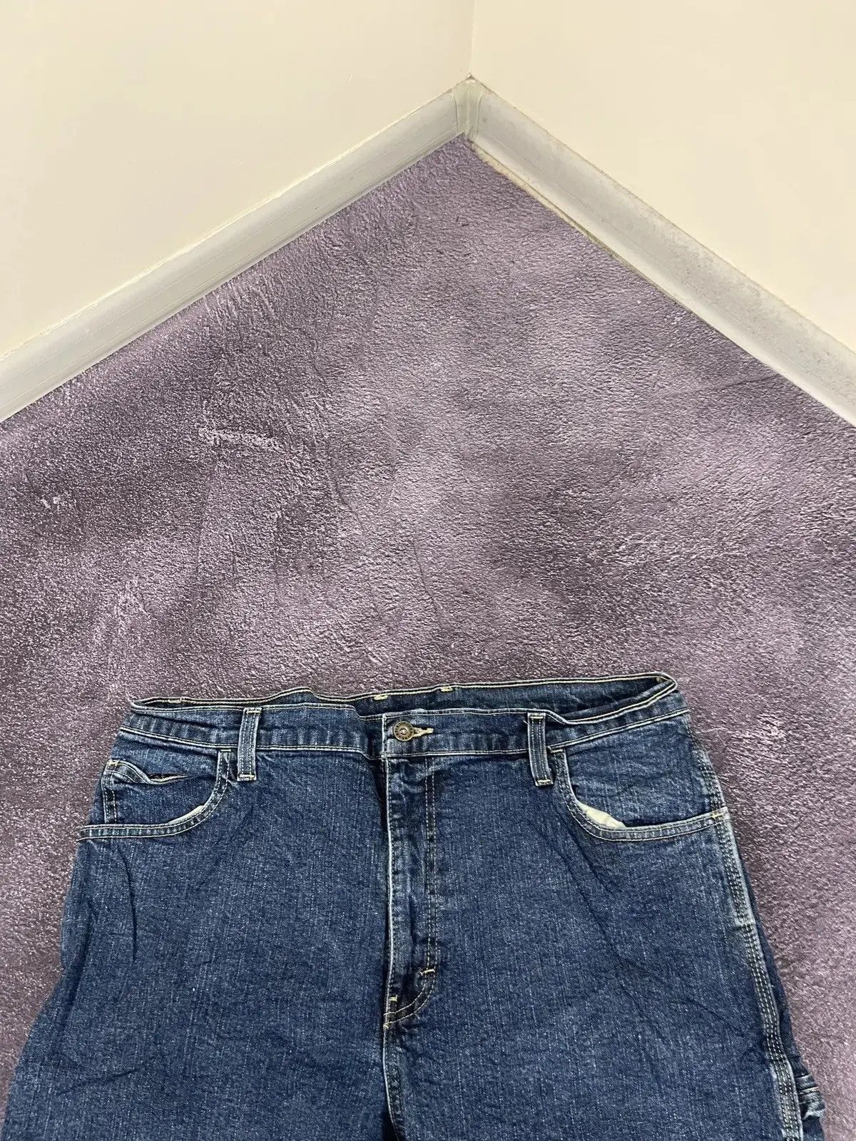 Dickies × Vintage Vintage Dickies Y2K Work Blue Hype Baggy Denim Jeans Size US 36 / EU 52 - 7 Thumbnail