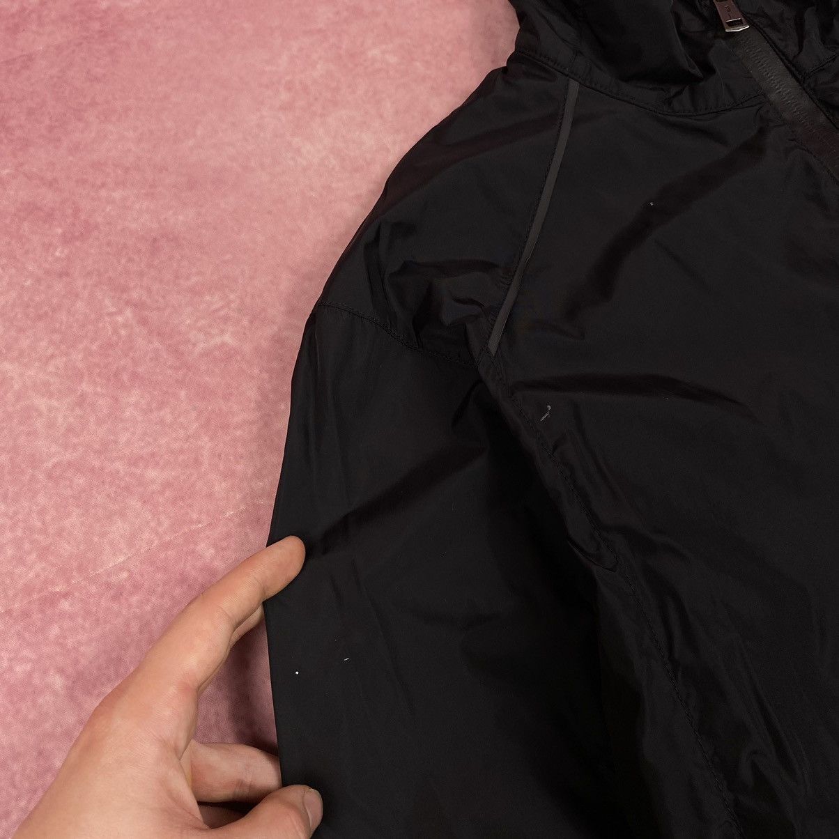 Ralph Lauren Black Label Ralph Lauren Black Label Nylon Jacket Lambskin Leather Size US XL / EU 56 / 4 - 19 Thumbnail