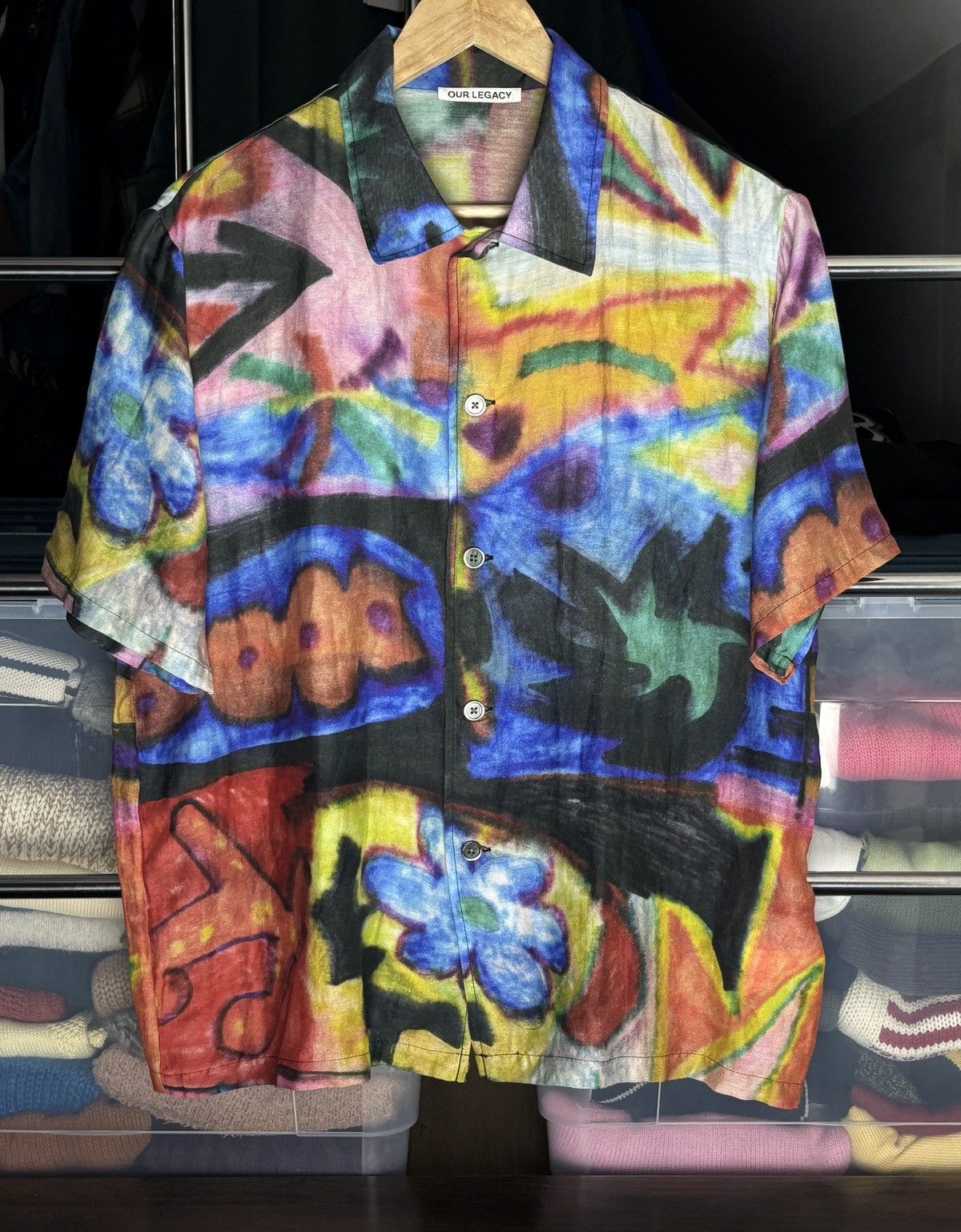 Our Legacy Our Legacy Landscape Daylight Graffiti Art Acid Box Shirt Size US M / EU 48-50 / 2 - 1 Thumbnail