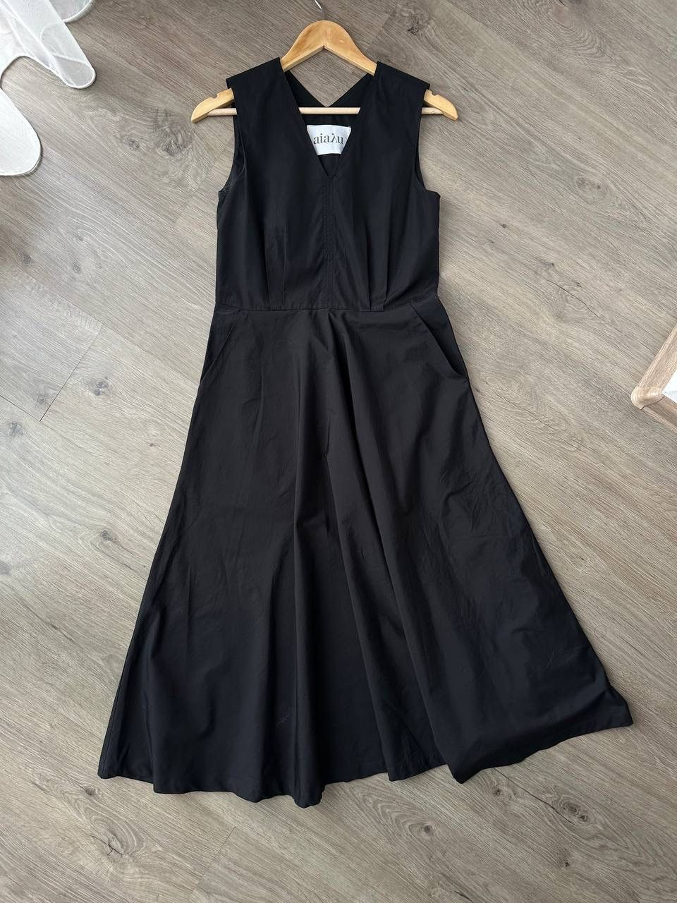 Japanese Brand × Vintage Vintage Aiayu Black Long Womens Bea Dress Size S / US 4 / IT 40 - 4 Thumbnail