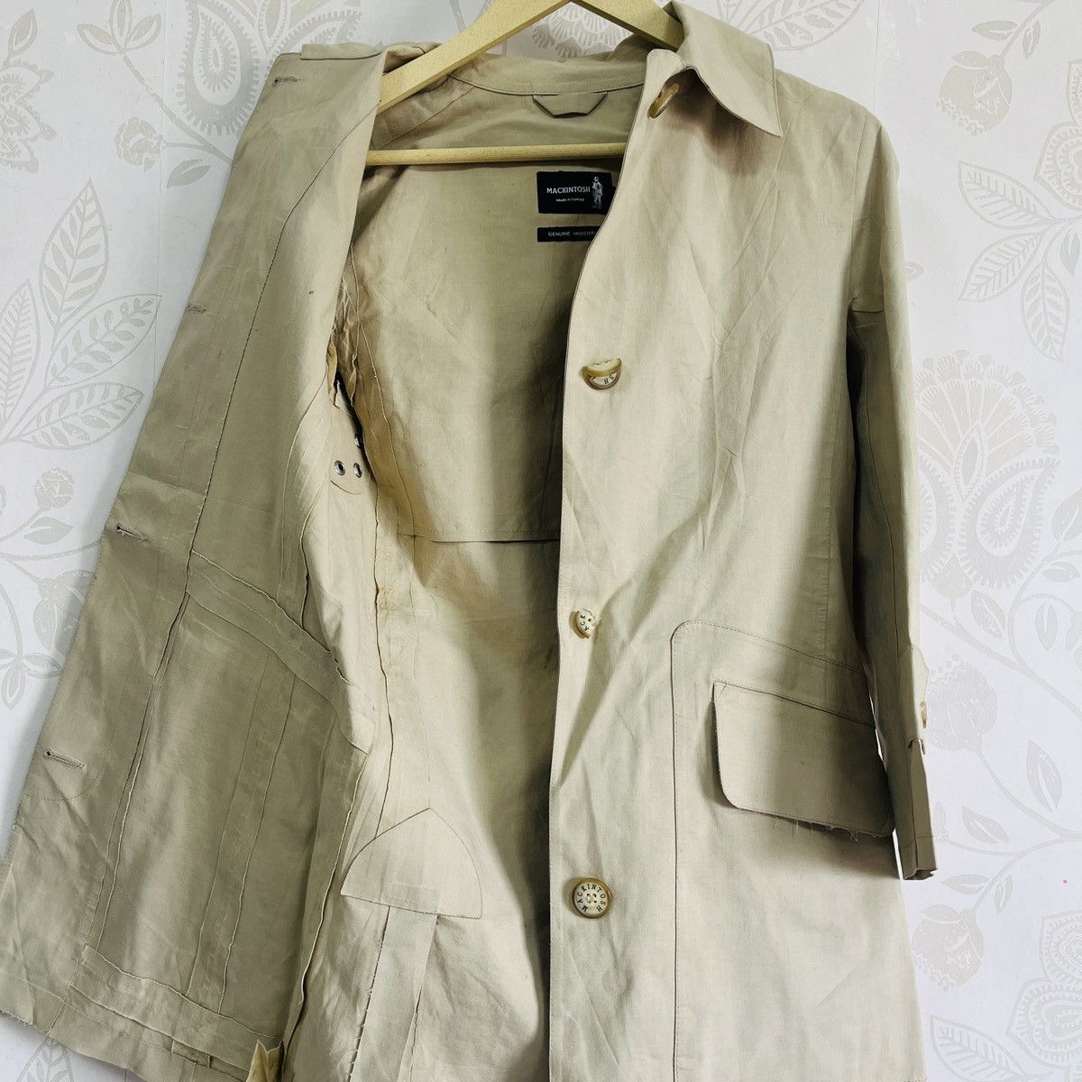 Mackintosh Mackintosh Trench Coat Made In Scotland Handmade Jacket Size US S / EU 44-46 / 1 - 16 Thumbnail