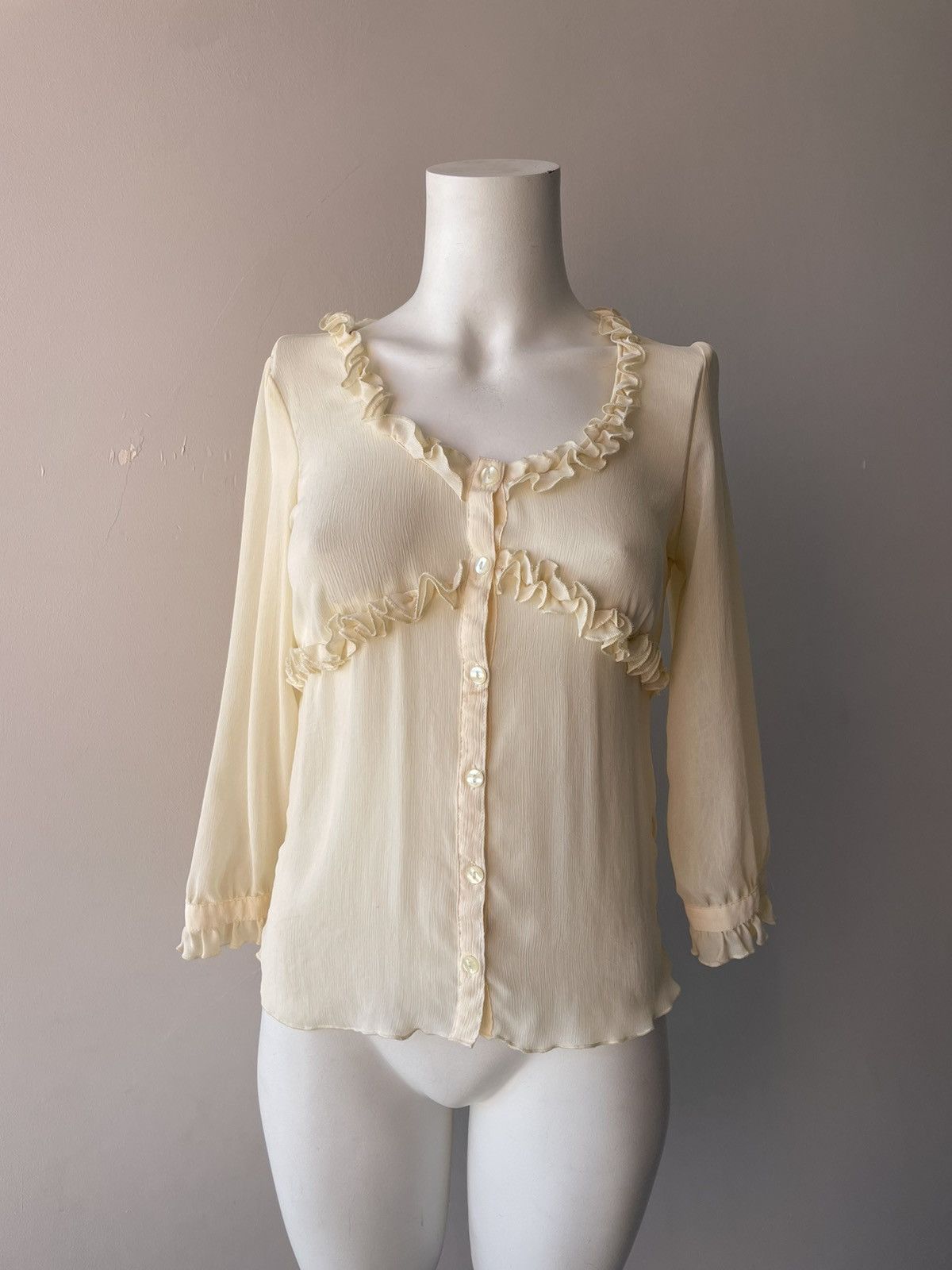 Vintage Italian silk dress Size M / US 6-8 / IT 42-44 - 3 Thumbnail