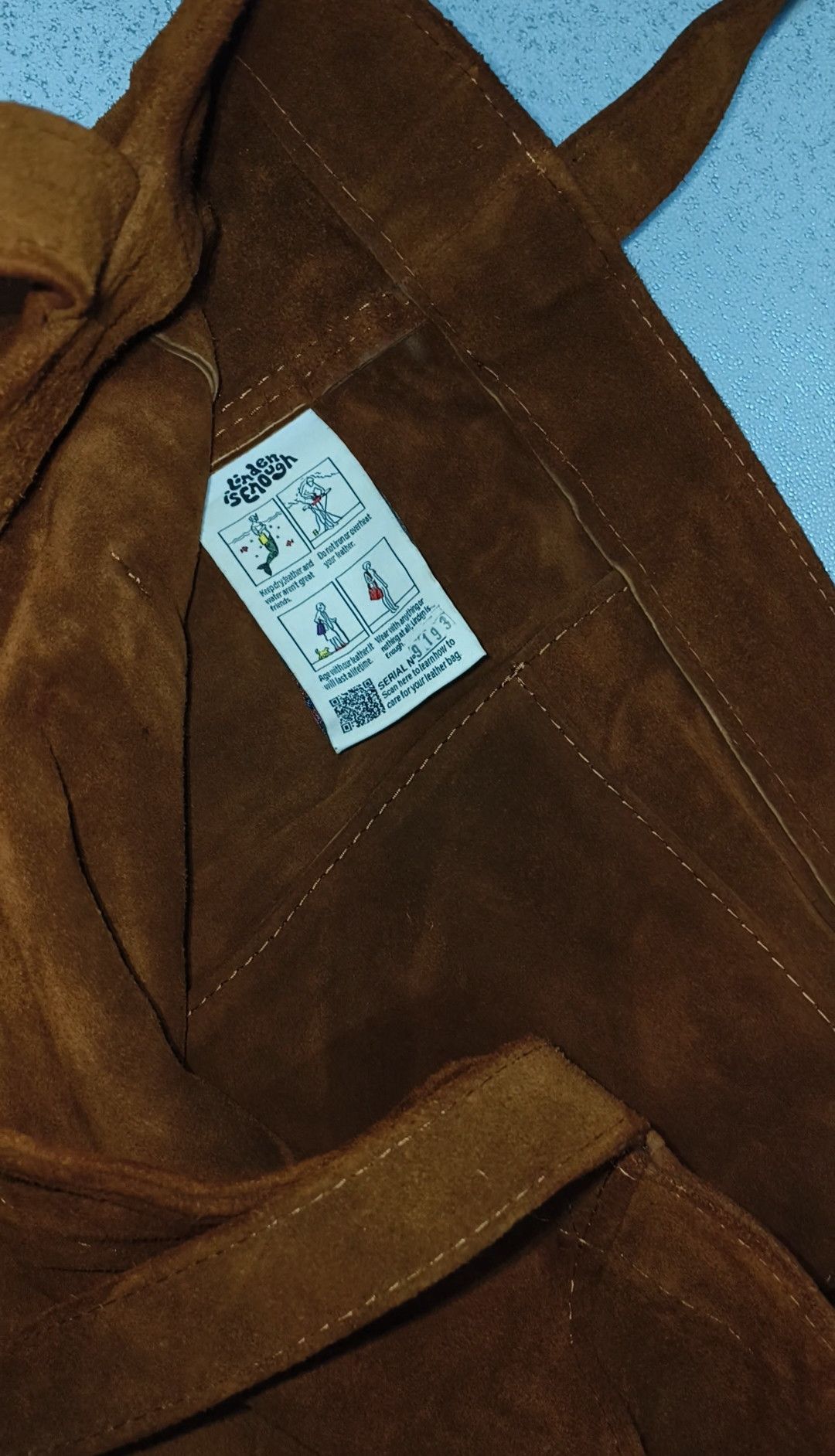 Other Linden is Enough Suede Leather Maxi Tote Size ONE SIZE - 9 Thumbnail