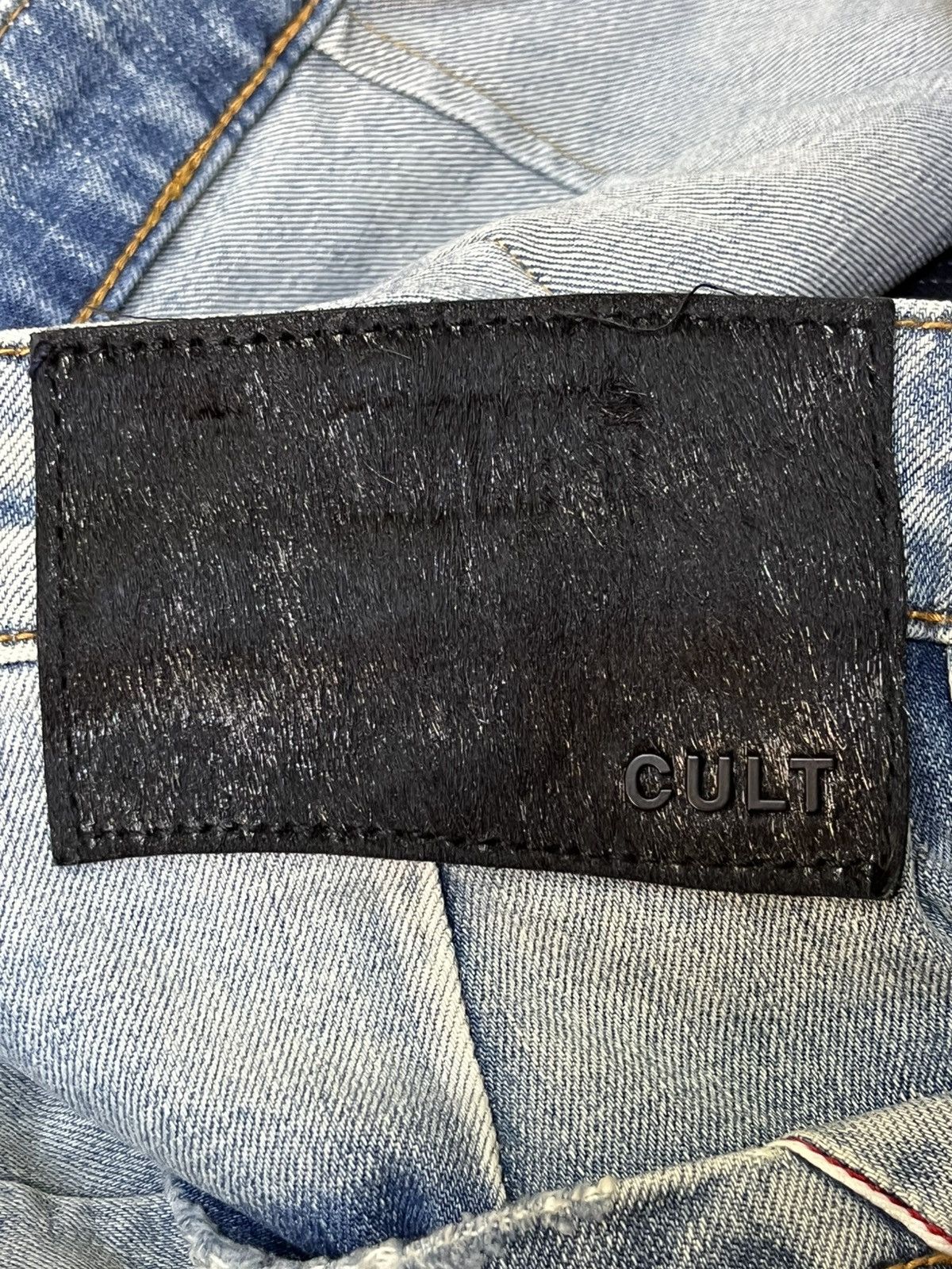 Cult Of Individuality JAPANESE CULT OF INDIVIDUALITY ROCKER CARGO BONDAGE JEANS Size US 39 - 19 Thumbnail
