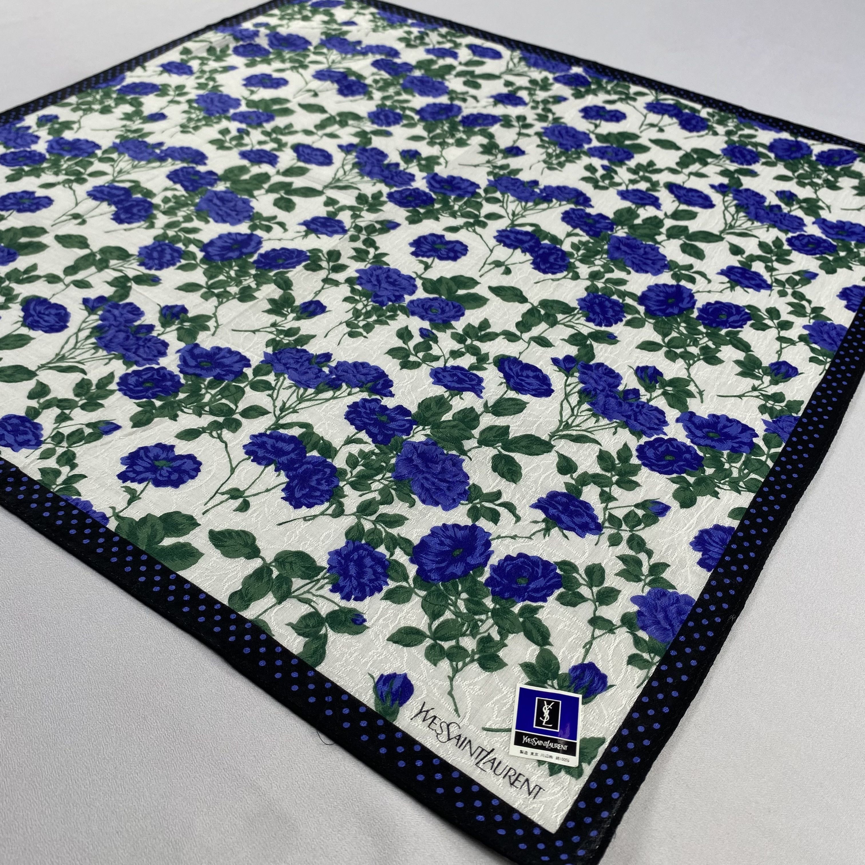Vintage × Yves Saint Laurent NWT Yves Saint Laurent Neckerchief / Handkerchief-P1928 Size ONE SIZE - 2 Thumbnail