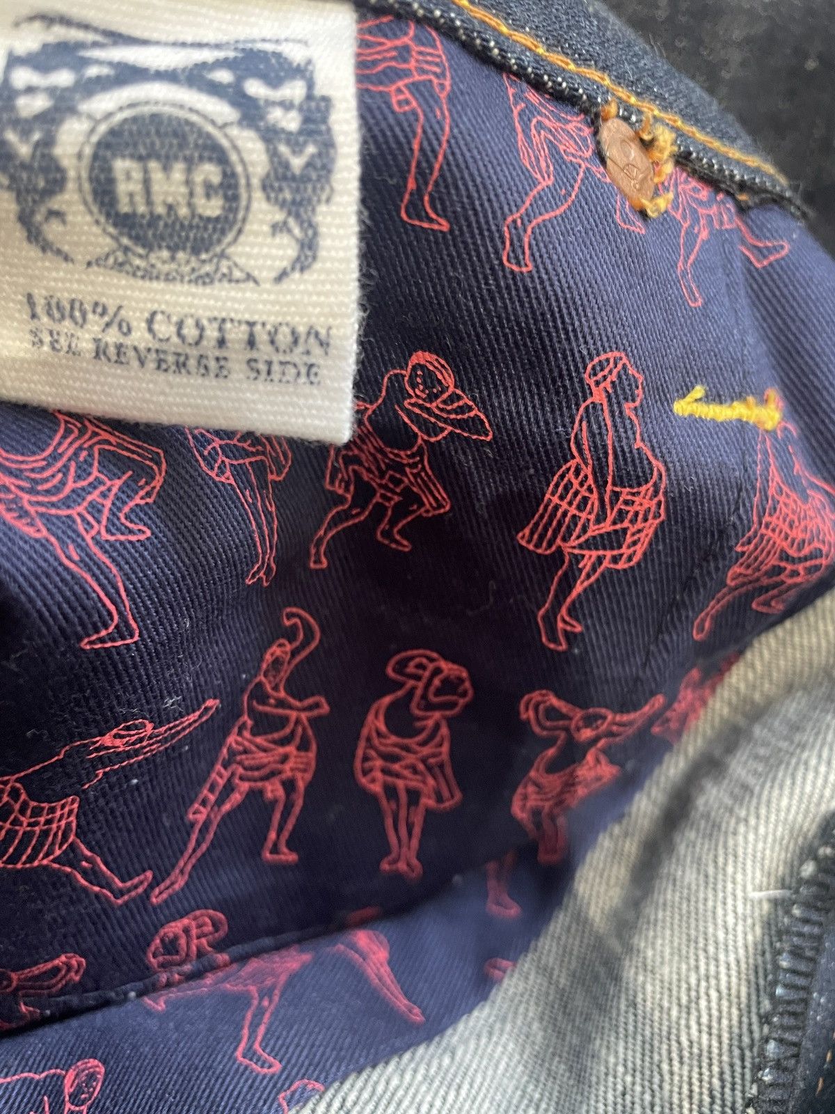 RMC Jeans × Red Monkey × Vintage Red Monkey Company Denim Jeans Size US 36 / EU 52 - 9 Thumbnail