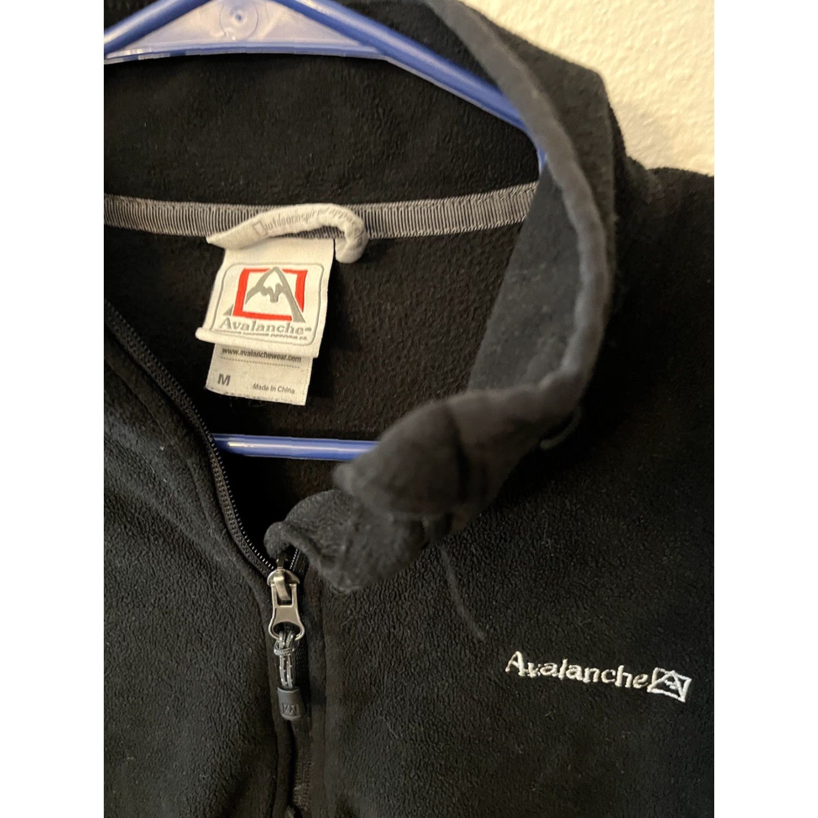Avalanche Avalanche Jacket Men M Black 1/4 Zip Performance Pullover Outdoor Activewear Long Sleeve Zip Fleece Polyester Solid Regular Size US M / EU 48-50 / 2 - 2 Thumbnail