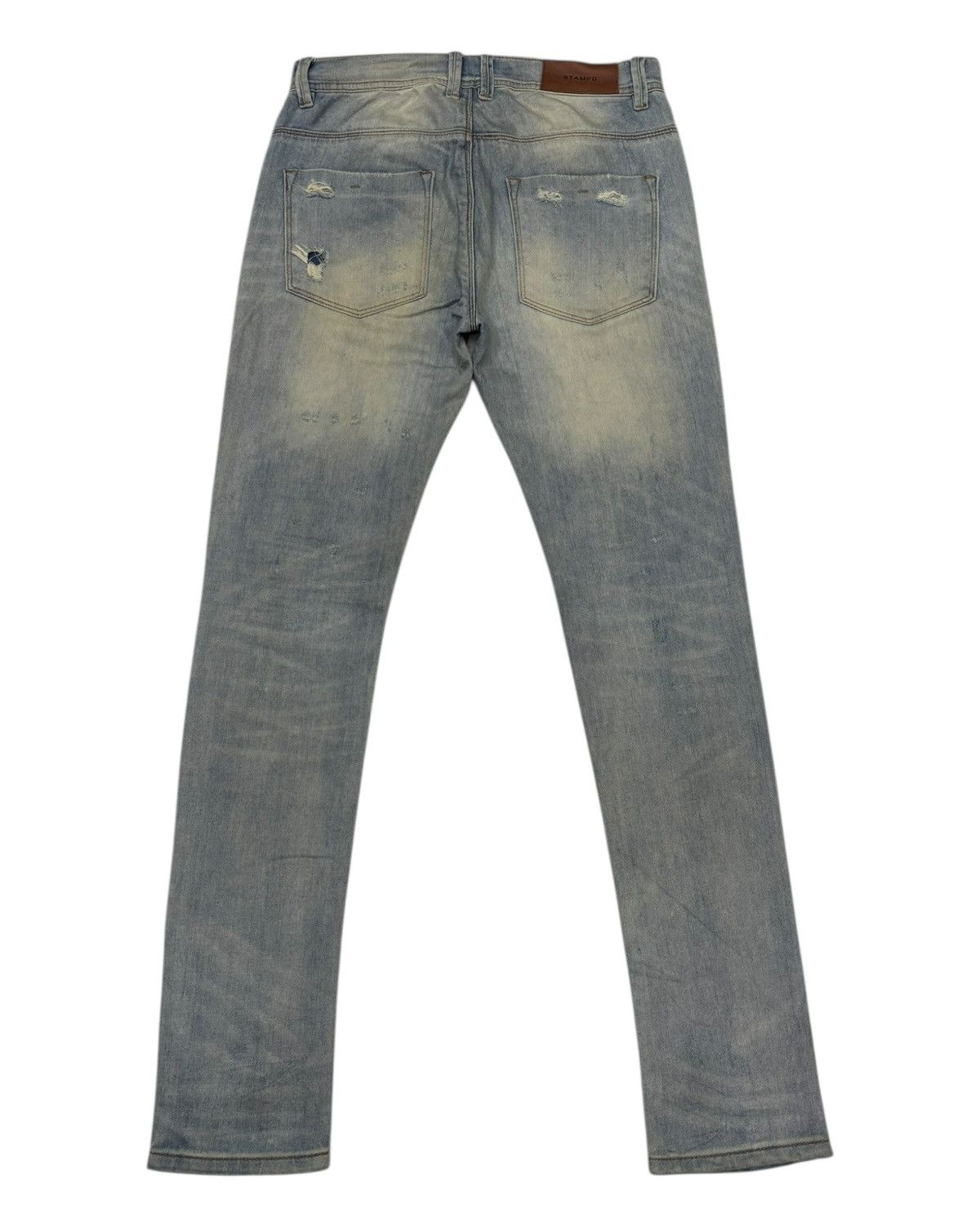 Stampd STAMPD THRASHED DISTRESSED DENIM JEANS Size US 30 / EU 46 - 8 Thumbnail