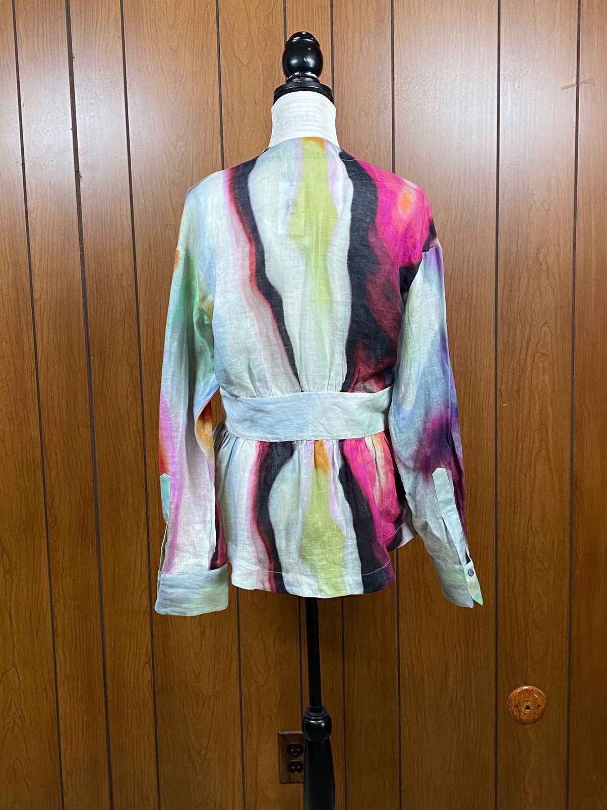 Other Silvia Tcherassi Saanvi Blouse Iridescent Marble Size 2L Size XXL / US 16-18 / IT 52-54 - 10 Thumbnail