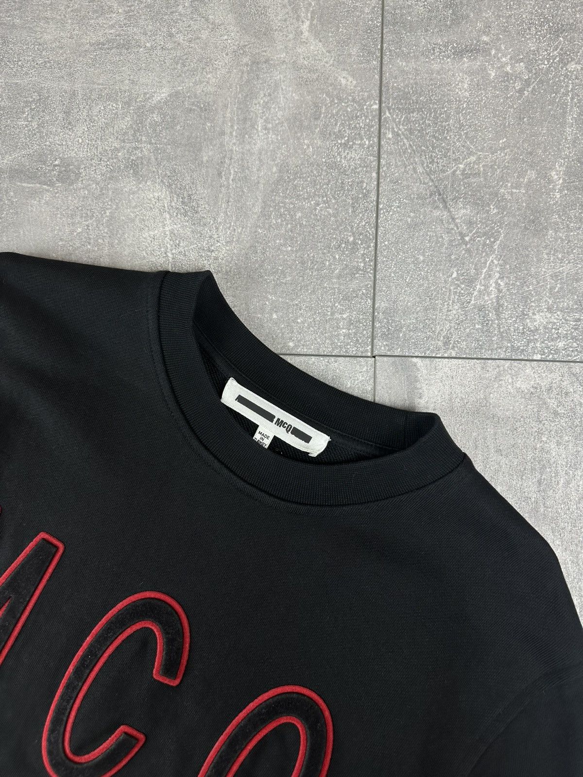 Alexander McQueen Alexander McQueen MCQ Overprint Logo Luxury Sweatshirt Size US XS / EU 42 / 0 - 4 Thumbnail