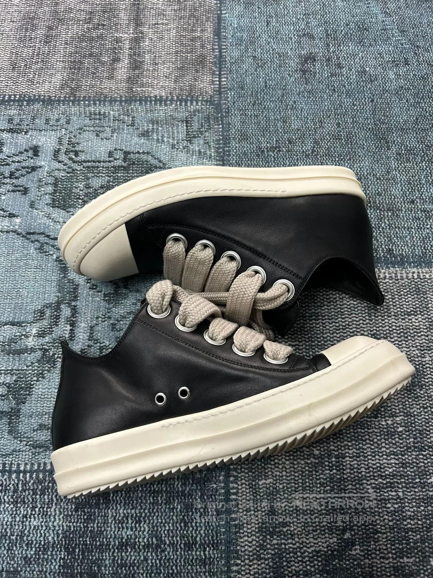 Rick Owens Rick Owens Low Top Sneakers Size 42. Size US 9 / EU 42 - 3 Thumbnail