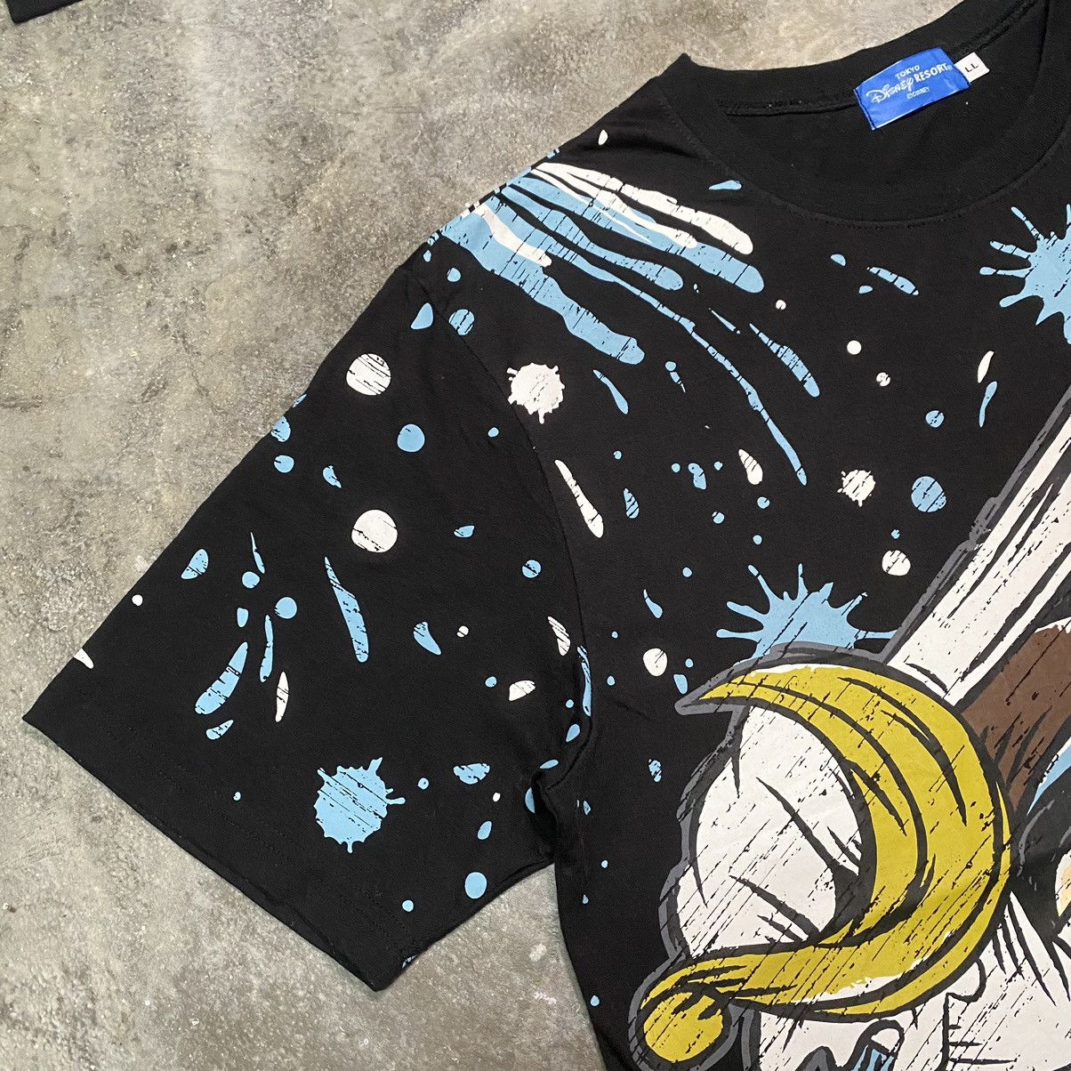 Disney CRAZY MICKEY MOUSE PIRATES SUMMER OVERPRINT CARTOON T SHIRT Size US L / EU 52-54 / 3 - 5 Thumbnail
