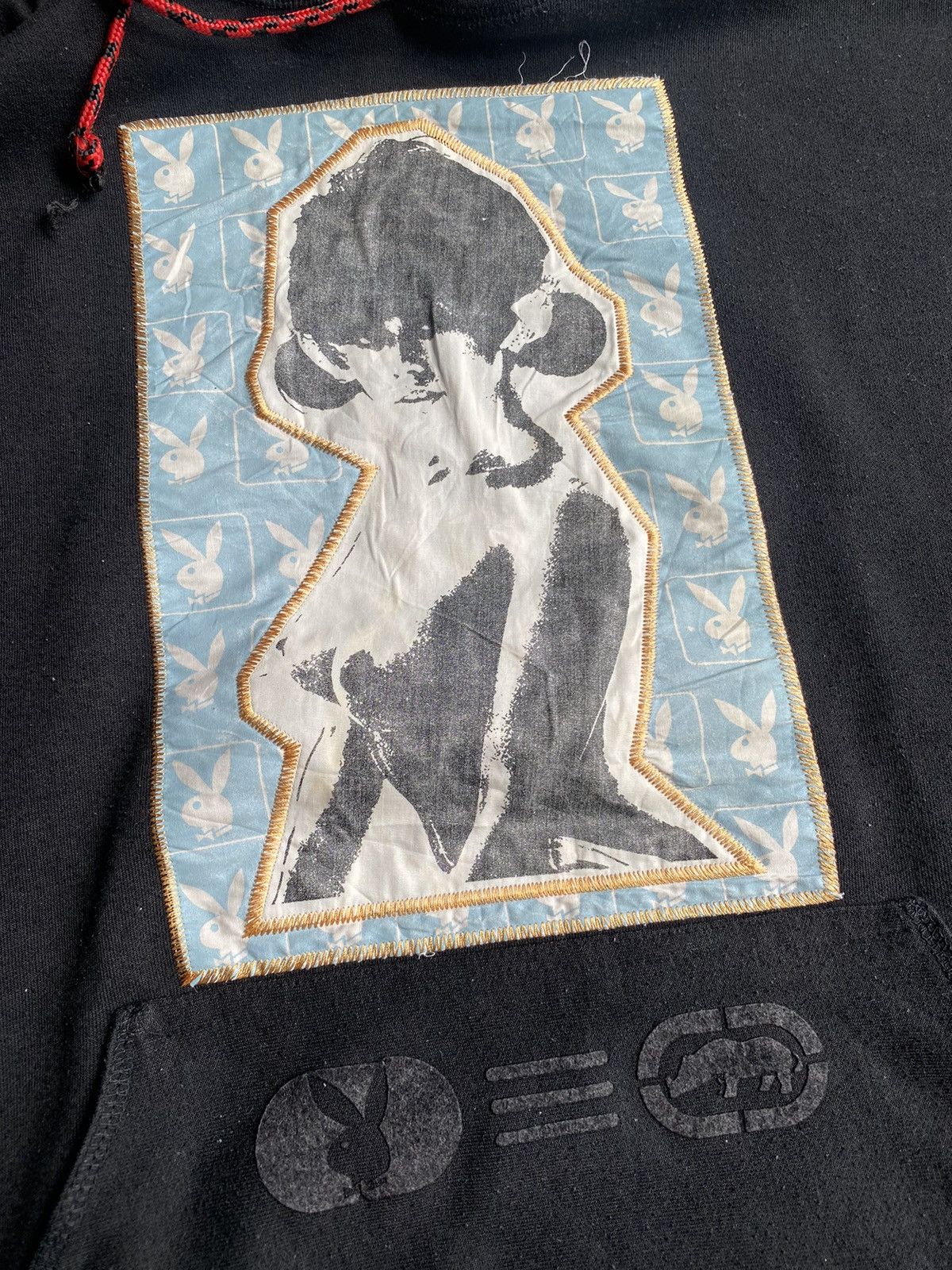 Ecko Unltd. × Playboy × Vintage VERYRARE Vintage Ecko x Playboy Big Logo Hoodie Size US XL / EU 56 / 4 - 5 Thumbnail