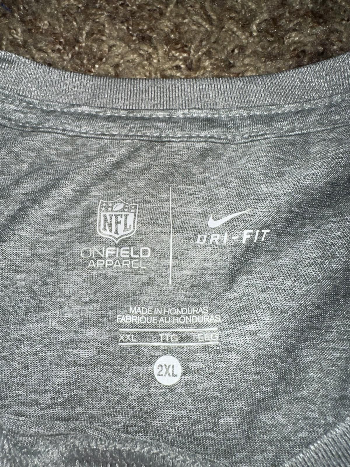Nike Nike Men’s NFL Baltimore Ravens Icon Texture Logo On-Field T-Shirt Size US XXL / EU 58 / 5 - 4 Thumbnail