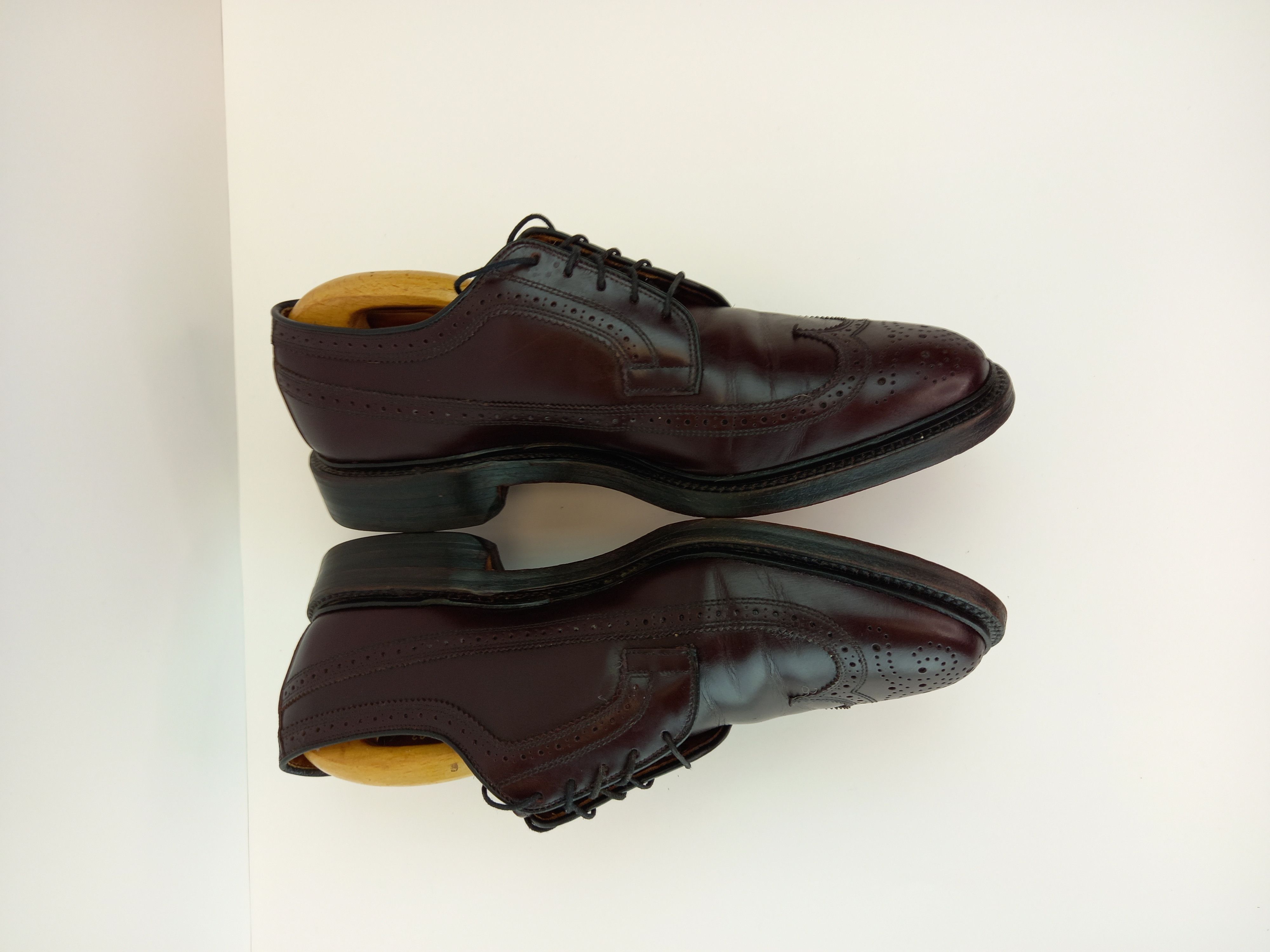 Allen Edmonds Allen Edmonds Red Burgundy Leather Oxford Shoes Size US 9.5 / EU 42-43 - 4 Thumbnail