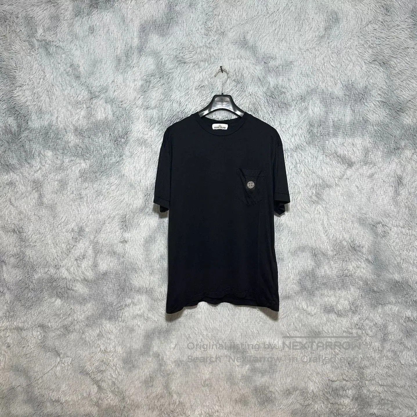 Stone Island Stone Island Black Short Sleeve T-Shirt XL. Size US XL / EU 56 / 4 - 1 Thumbnail