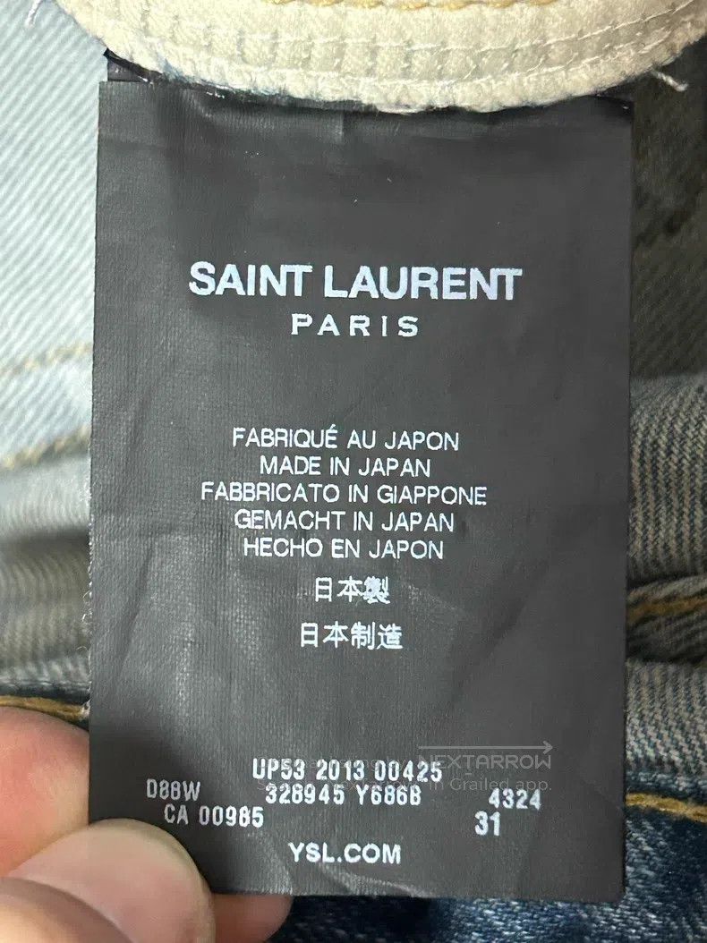 Saint Laurent Paris Saint Laurent Paris Denim Jeans Size US 31 - 9 Thumbnail