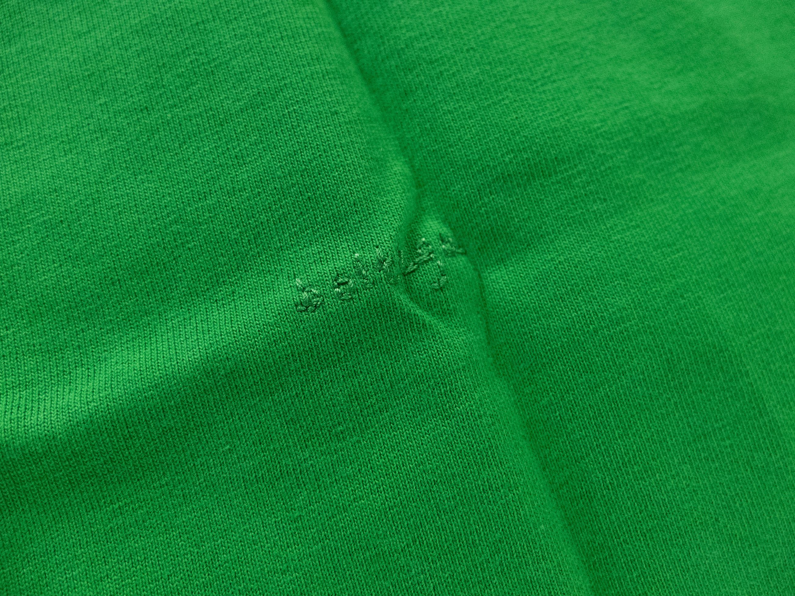 Bottega Veneta BOTTEGA VENETA parakeet green jersey cotton t-shirt Medium q Size M / US 6-8 / IT 42-44 - 7 Thumbnail