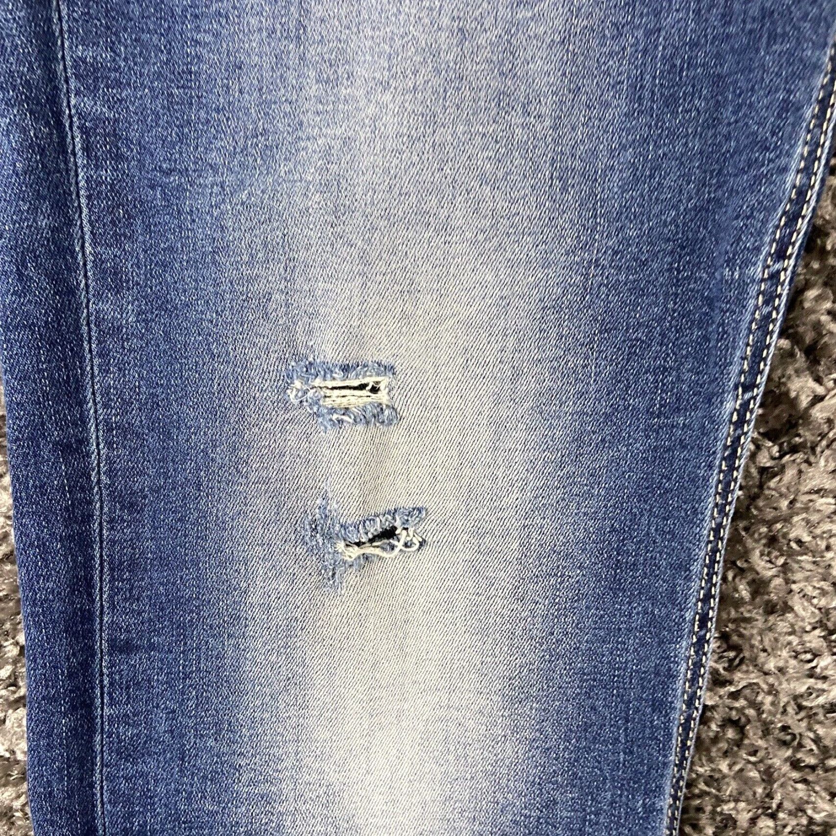 Buffalo David Bitton VINTAGE? No. Buffalo David Bitton Jeans Slim Stretch Ash-X Women’s 31 Blue Distressed - Jeans - Adult Women Size 24" / US 00 / IT 34 - 3 Thumbnail
