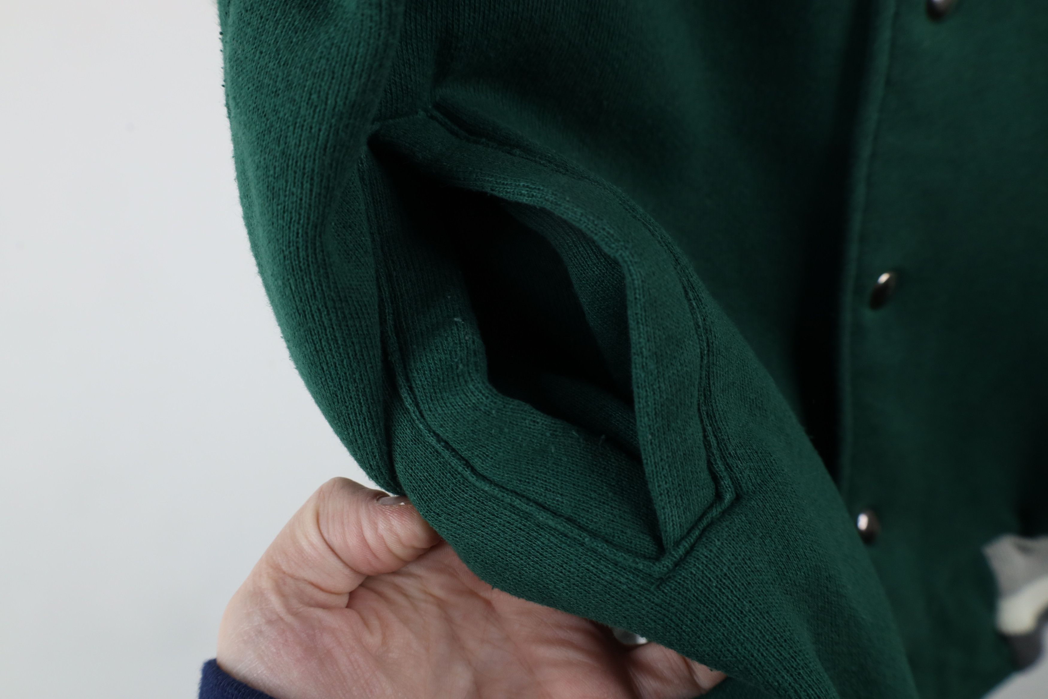 Majestic × Vintage Vintage 90s Majestic Football Varsity Sweatshirt Jacket USA Size US L / EU 52-54 / 3 - 8 Thumbnail