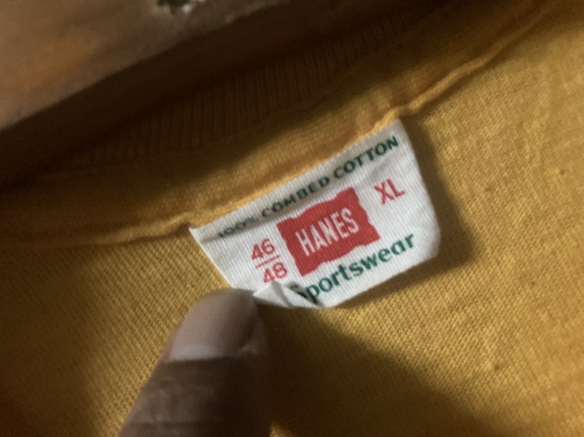 Hanes × Vintage Vintage Hanes Tee Shirt 60s Size US XL / EU 56 / 4 - 3 Thumbnail