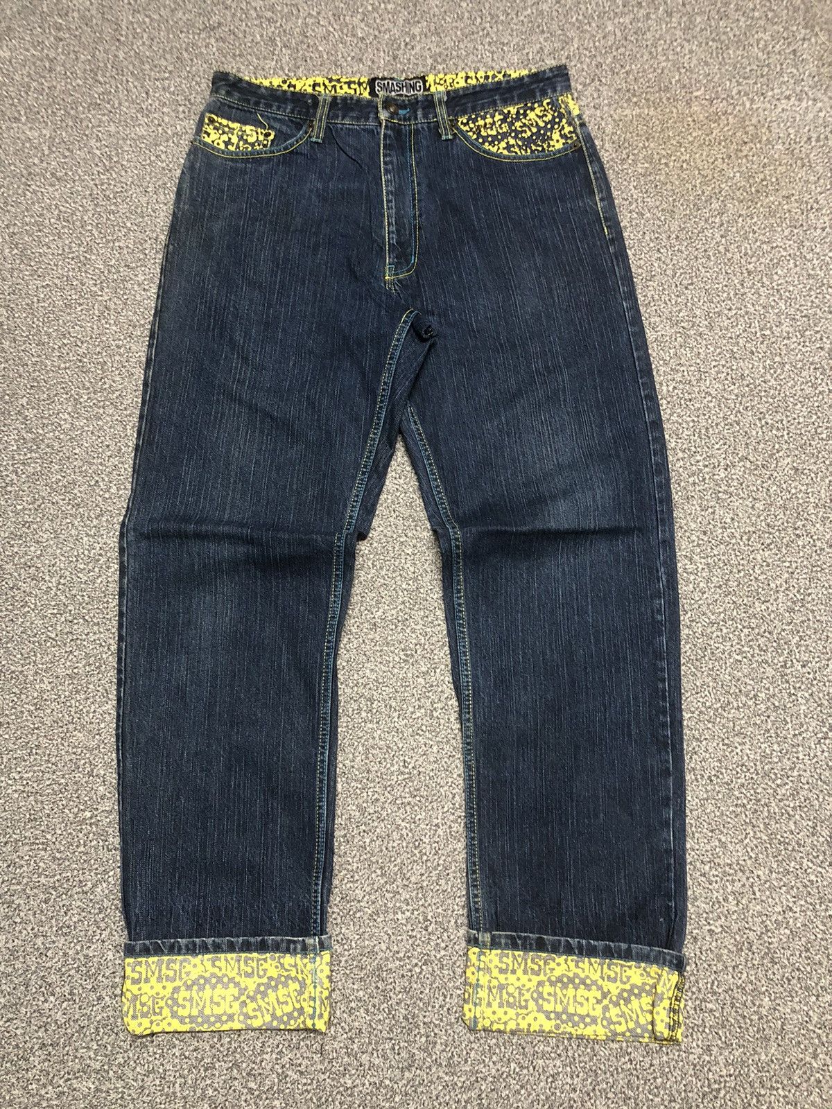 JNCO × Japanese Brand × Vintage Vintage Japanese Brands Smashing Baggy Jeans Size US 34 / EU 50 - 7 Thumbnail