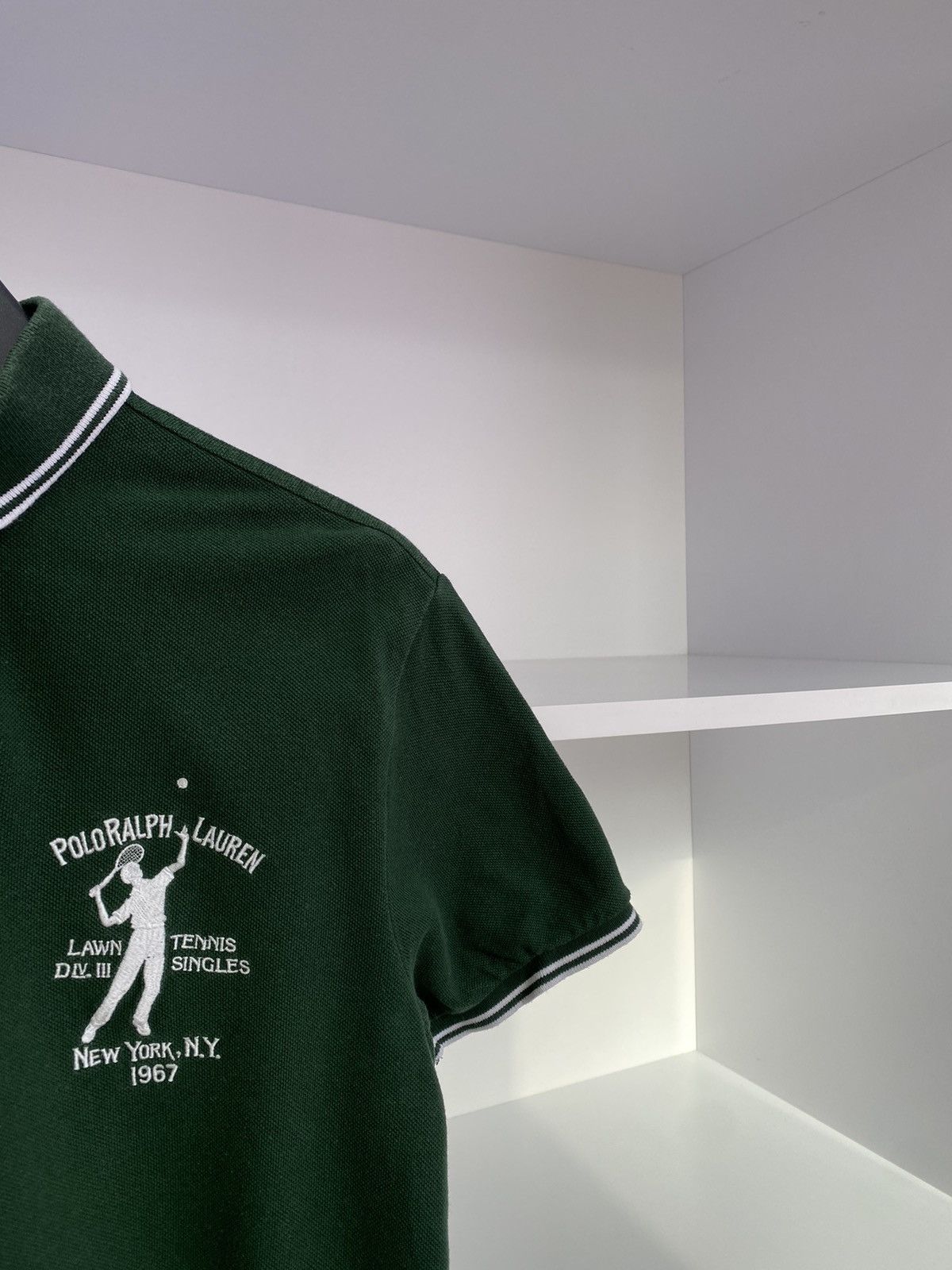 Polo Ralph Lauren × Vintage Vintage Polo Ralph Lauren Polo Tennis Tee Size US M / EU 48-50 / 2 - 6 Thumbnail