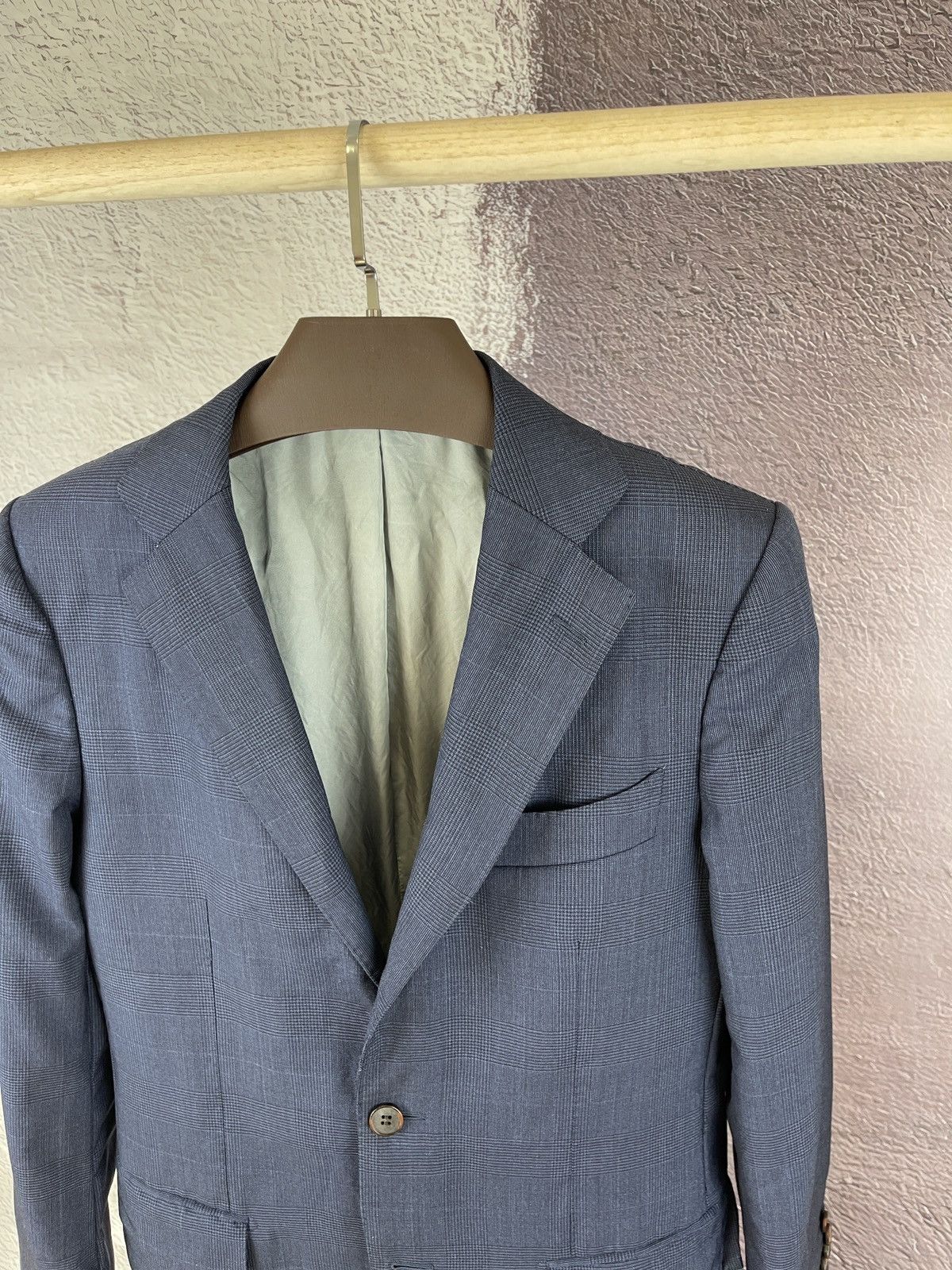 Suitsupply Suitsupply Lazio blue checkered 2 button blazer sport coat Size 38R - 5 Thumbnail