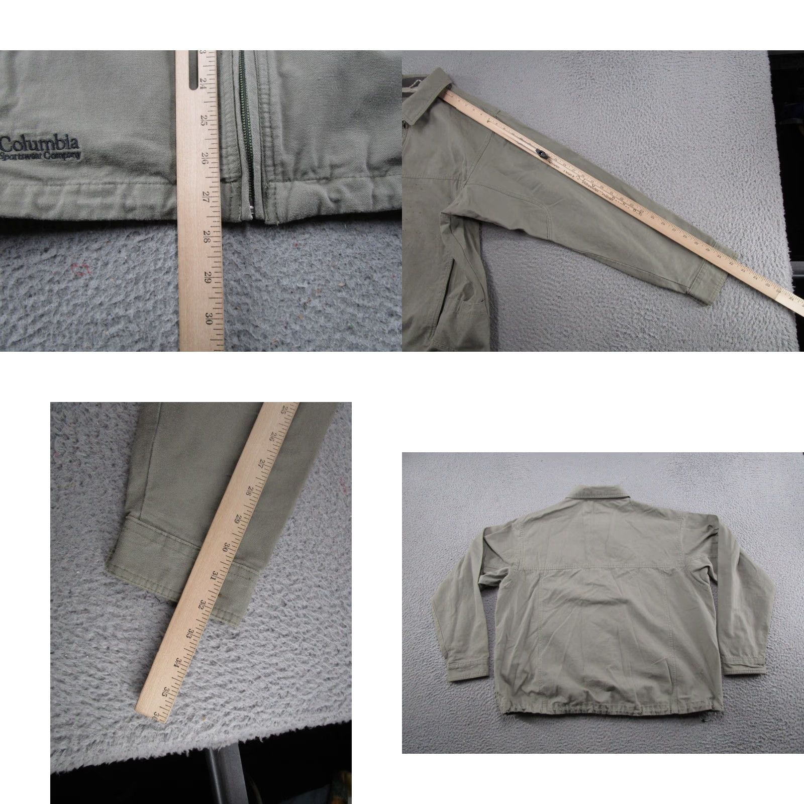 Vintage VINTAGE Columbia Full Zip Canvas Jacket Mens L Gray Winter Workwear Casual 90s Theme Skiing Zippers Size US L / EU 52-54 / 3 - 8 Thumbnail