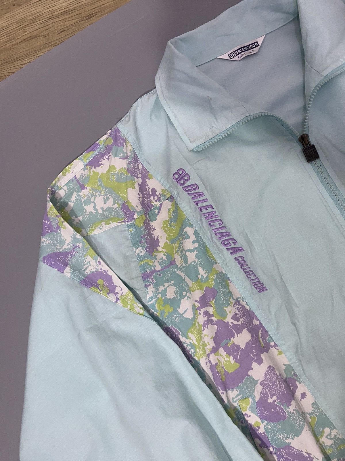 Balenciaga 💥Rare💥1993 Balenciaga Paris Track Jacket Size US L / EU 52-54 / 3 - 1 Thumbnail