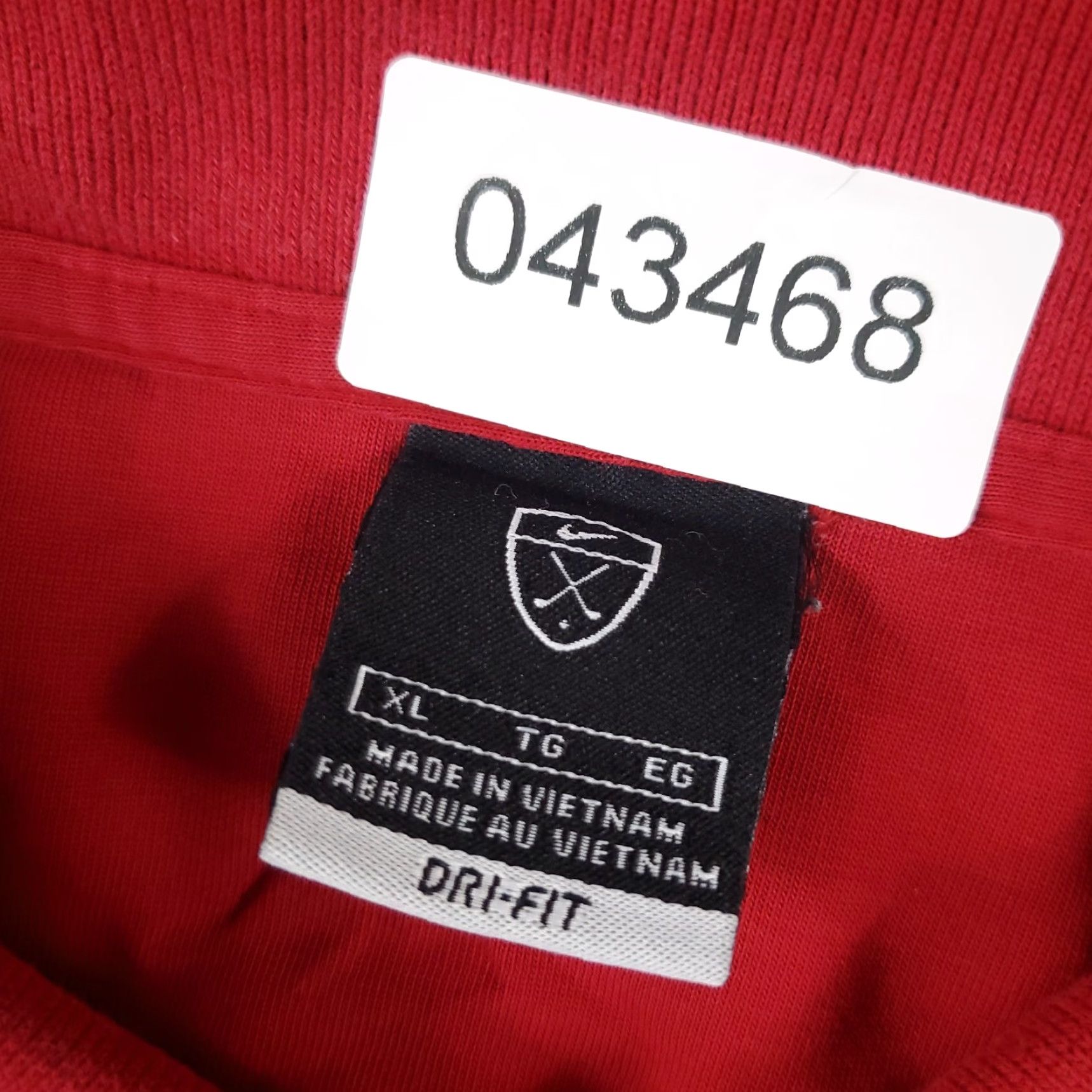 Nike Nike Polo Shirt Mens XL Red Striped Cotton Short Sleeve Polo Shirt Men Red Nike Golf Casual Knit Cotton Striped Short Sleeve Sizing XL Size US XL / EU 56 / 4 - 6 Thumbnail