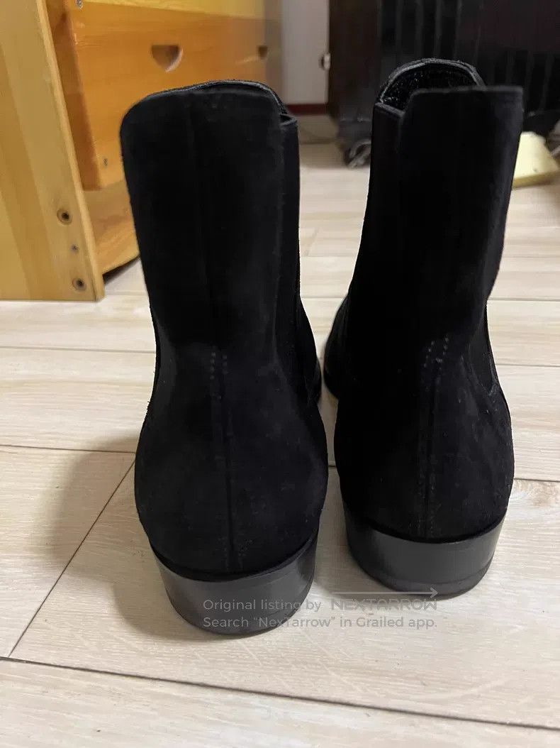 Saint Laurent Paris Saint Laurent Paris Black Suede Chelsea Boots Size US 10 / EU 43 - 3 Thumbnail