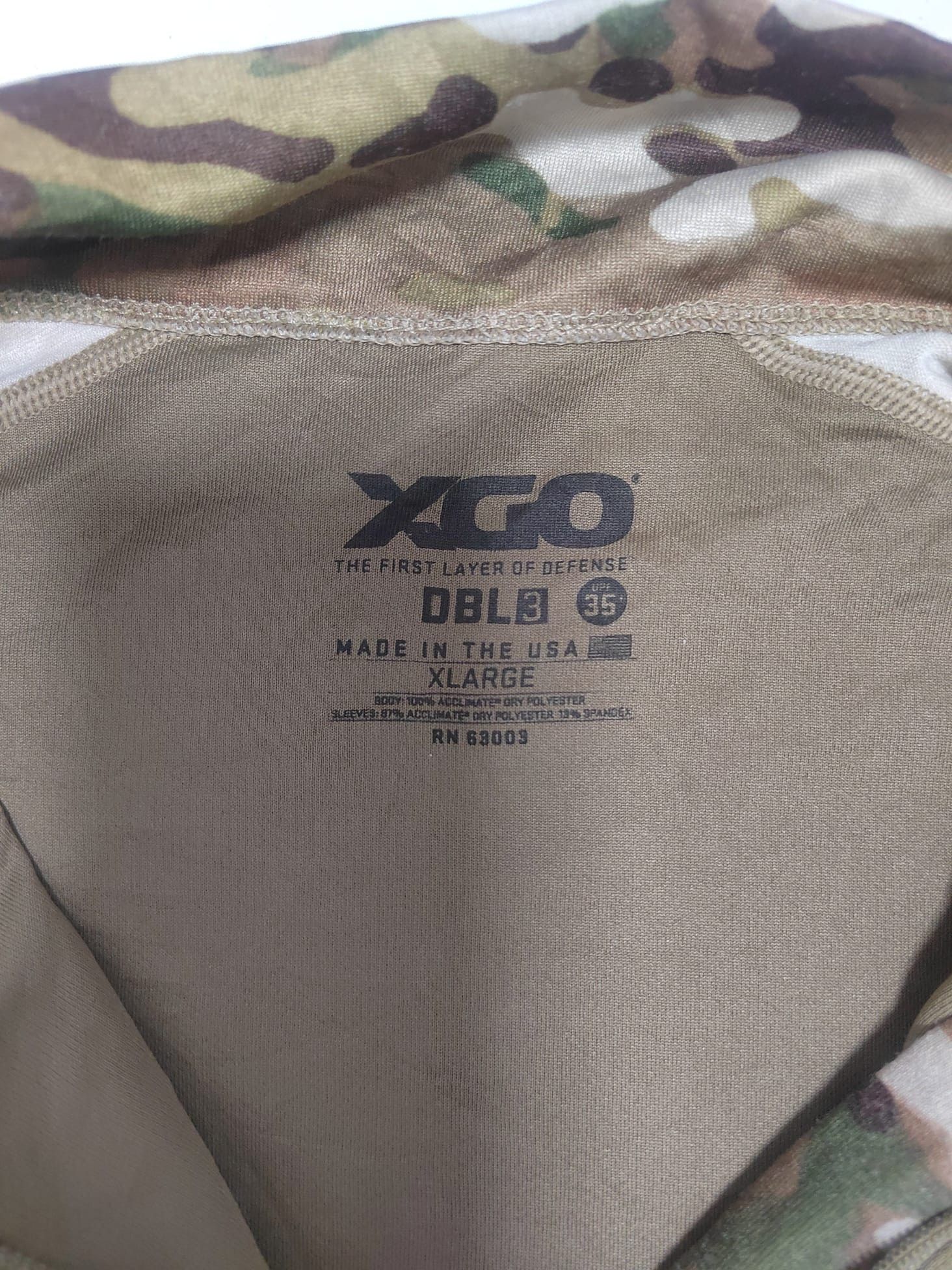 Vintage *GOOD CONDITION*! Xgo dbl3 combat shirt Size US XL / EU 56 / 4 - 2 Thumbnail
