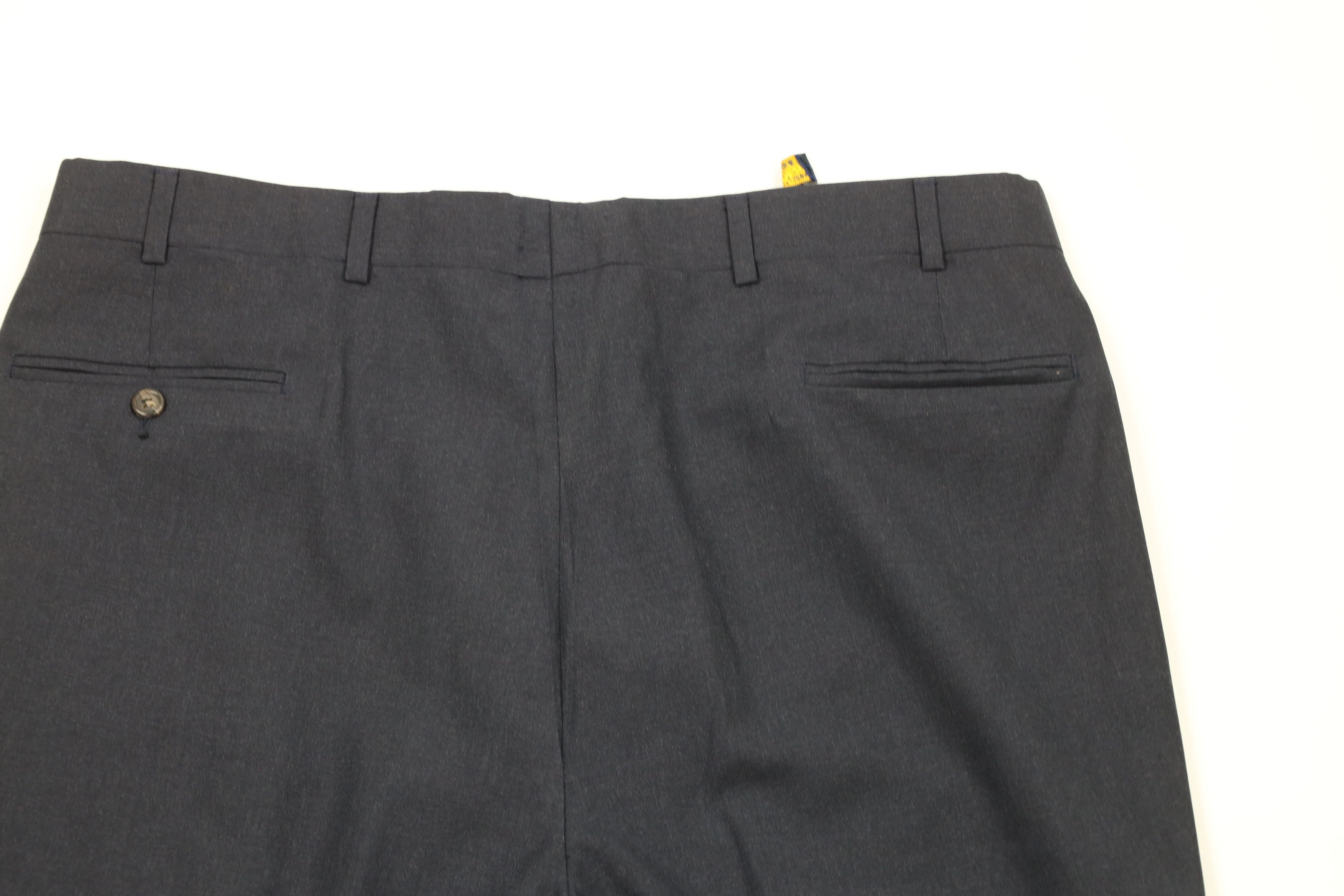 Brooks Brothers × Vintage Vintage 90s Brooks Brothers Cuffed Wool Chino Pants Blue USA Size US 38 / EU 54 - 9 Thumbnail