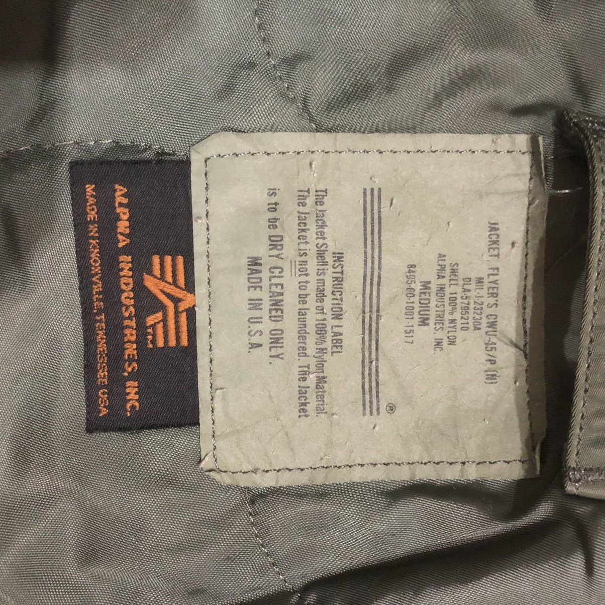 Alpha Industries Alpha Industry Jacket Flyer’s CWU-45/P(n) Bomber Size US M / EU 48-50 / 2 - 6 Thumbnail