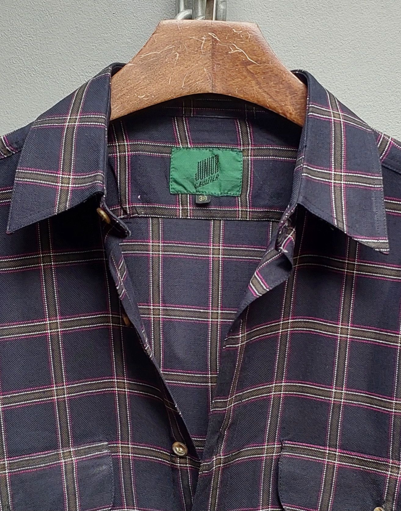 Jean Paul Gaultier Junior Gaultier Plaid Button Up Shirt Size US XXS / EU 40 - 5 Thumbnail