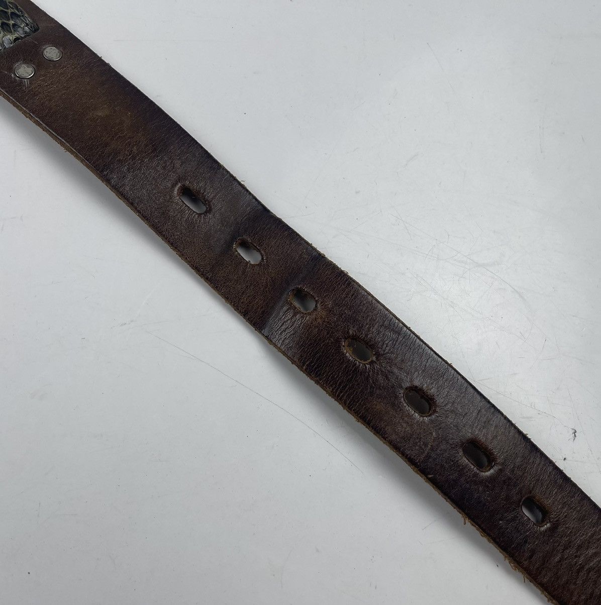 Other big buckle leather belt tc19 Size 36 - 3 Thumbnail