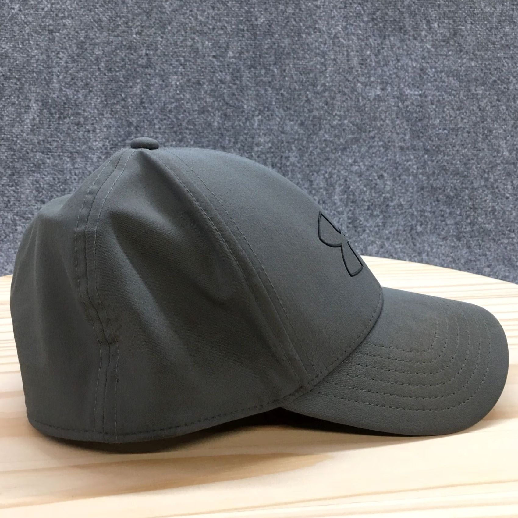 Under Armour Under Armour Baseball Cap Mens Gray M/L Fitted Classic Logo Size ONE SIZE - 6 Thumbnail