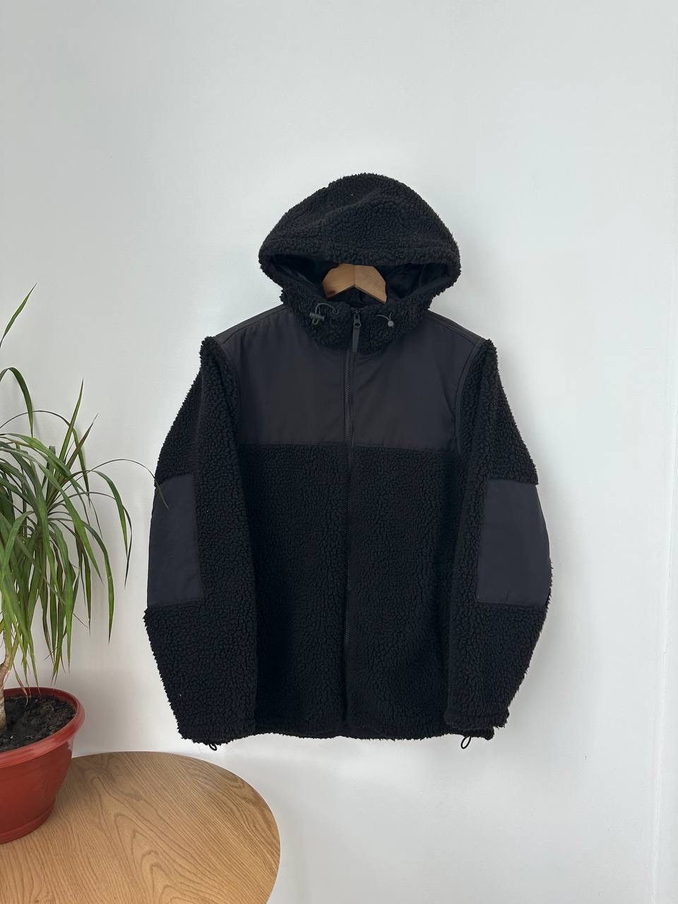 Japanese Brand × Vintage Vintage Teddy Black Fleece Faux Fur Stussy Style Jacket Size US M / EU 48-50 / 2 - 1 Thumbnail