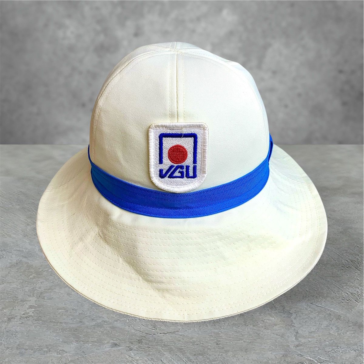 Japanese Brand × Vintage Official Japan Gateball Union Referee Hat – Cream Colour Size ONE SIZE - 1 Thumbnail