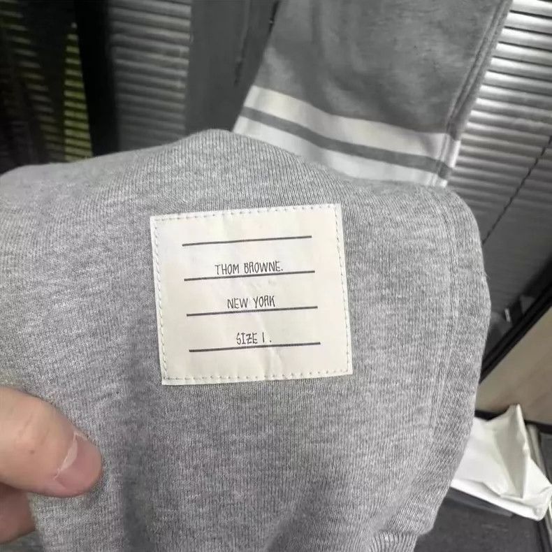 Thom Browne Thom browne Size 1 Gray sweatpants 2504-Nextarrow Size US 28 / EU 44 - 4 Thumbnail