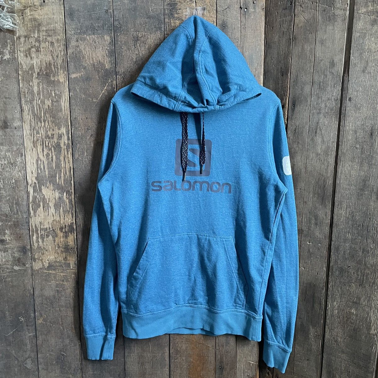 Salomon × Vintage Salomon Big Logo Hoodie Size US S / EU 44-46 / 1 - 1 Thumbnail