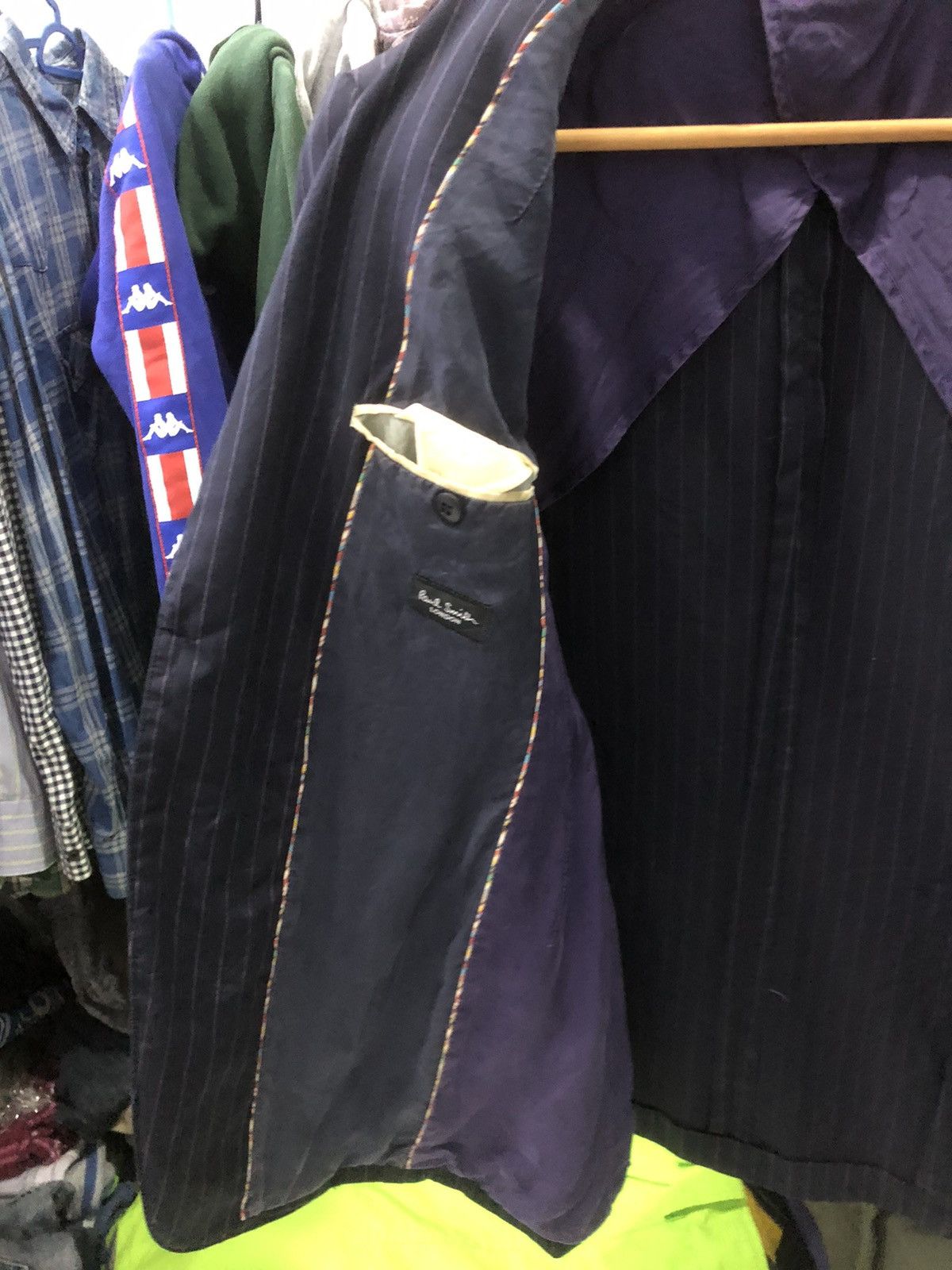 Cerruti 1881 × Paul Smith Paul Smith x Cerruti 1881 stripe blazer single breasted Size 38R - 9 Thumbnail