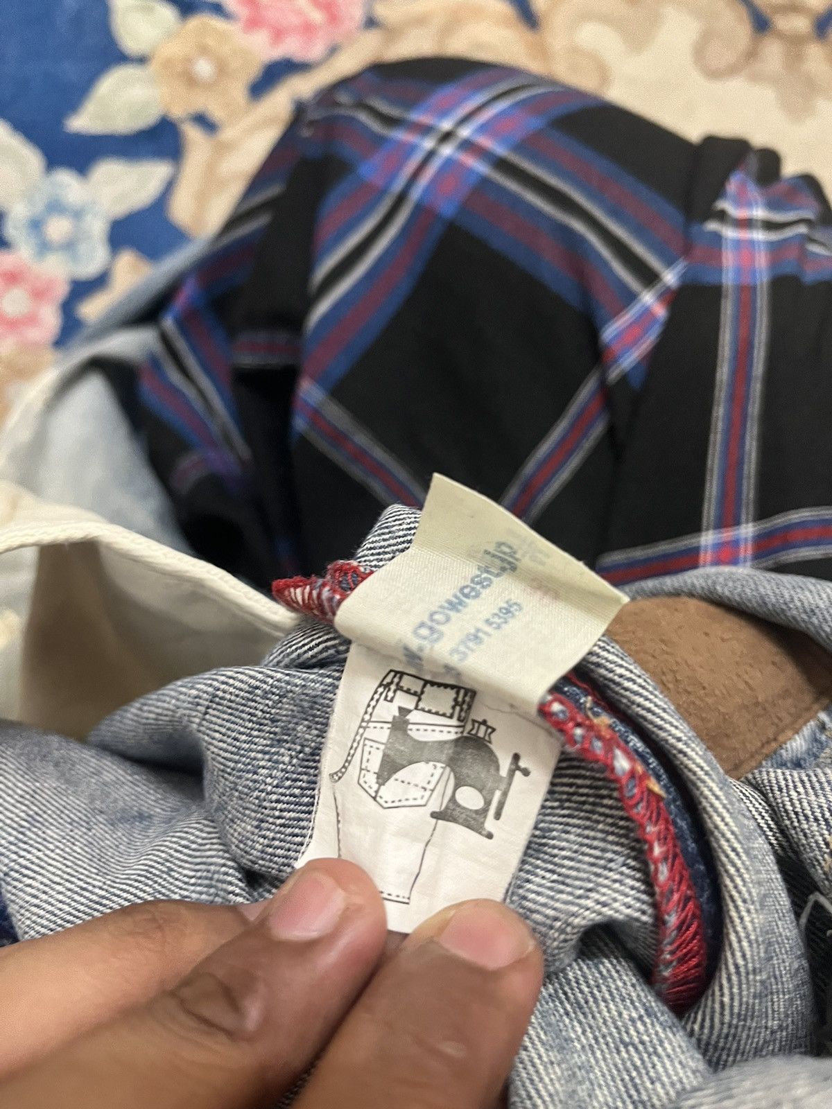 Japanese Brand Vintage Gowest Distressed Denim Size US 29 - 9 Thumbnail