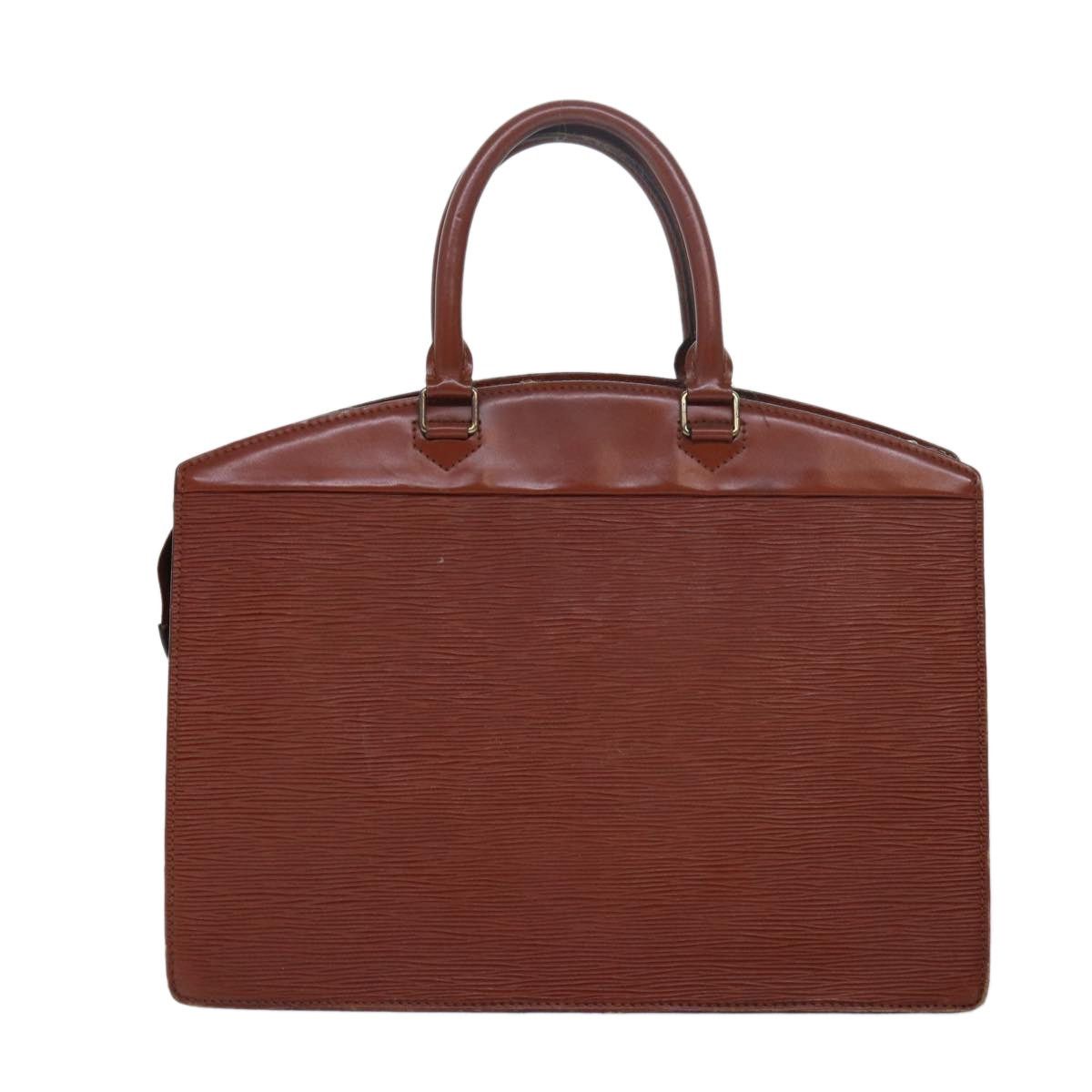 Louis Vuitton LOUIS VUITTON Epi Riviera Hand Bag Brown M48183 Size ONE SIZE - 3 Thumbnail