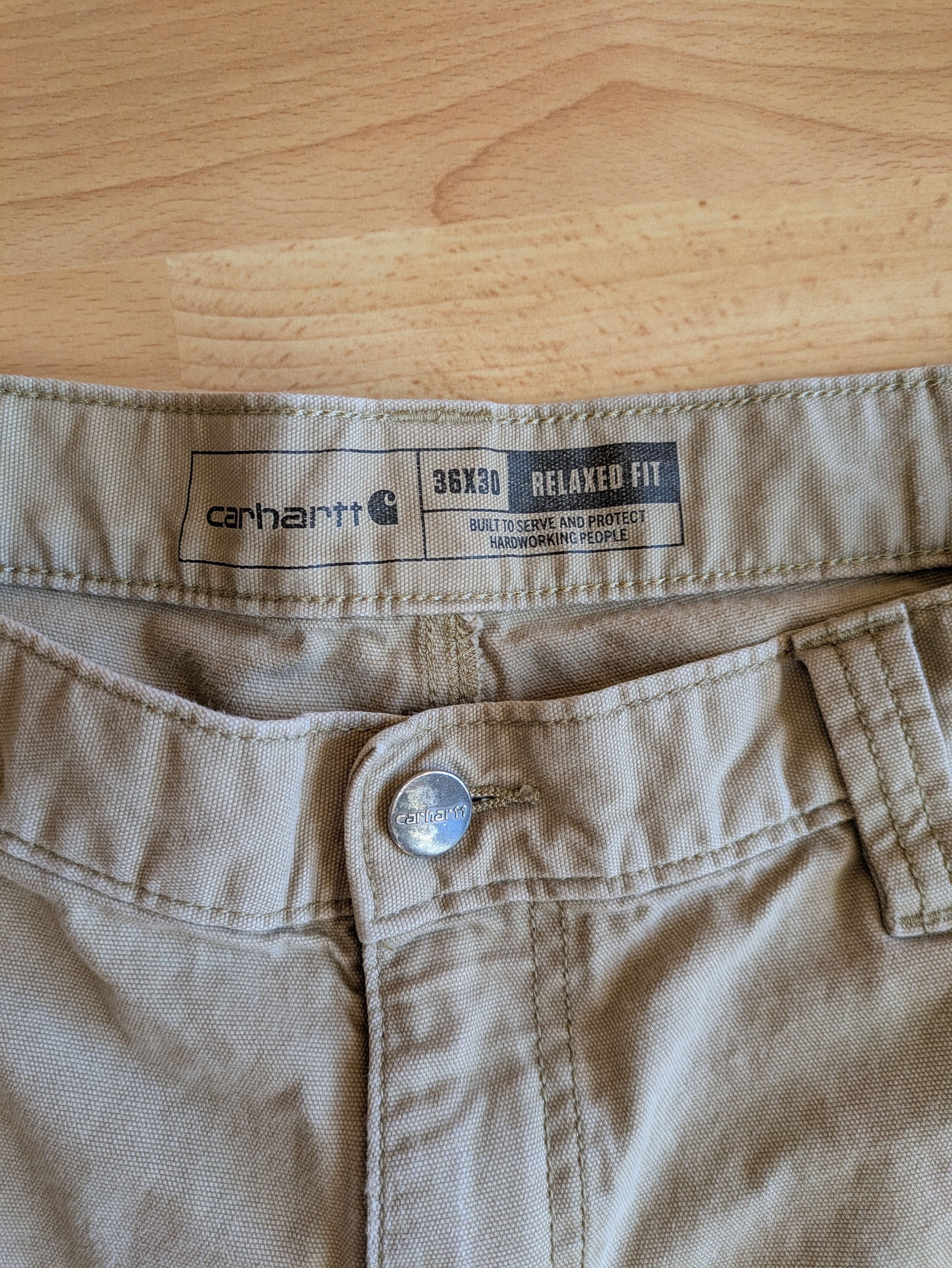 Carhartt Carhartt Beige Canvas Work Pants Vintage Utility Fit Size US 30 / EU 46 - 8 Thumbnail