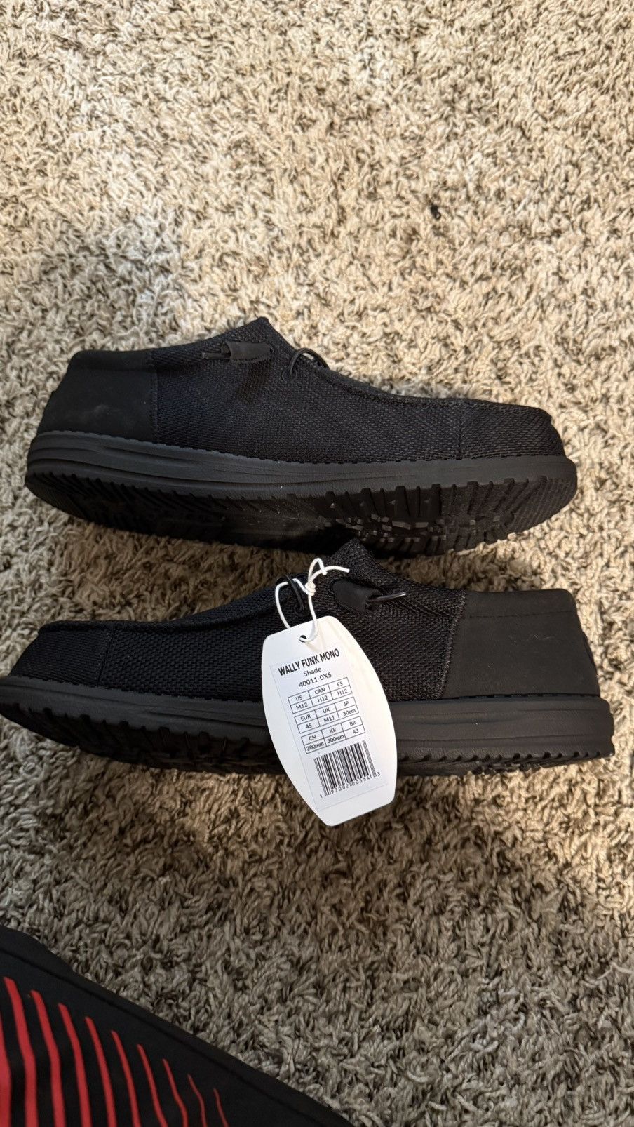 Other Black Hey Dudes Size US 12 / EU 45 - 1 Thumbnail