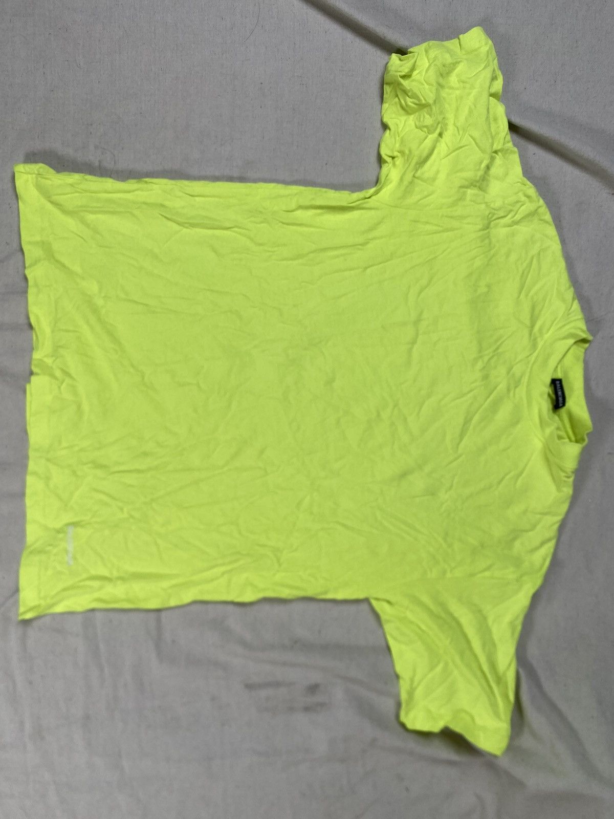 balenciaga neon green shirt