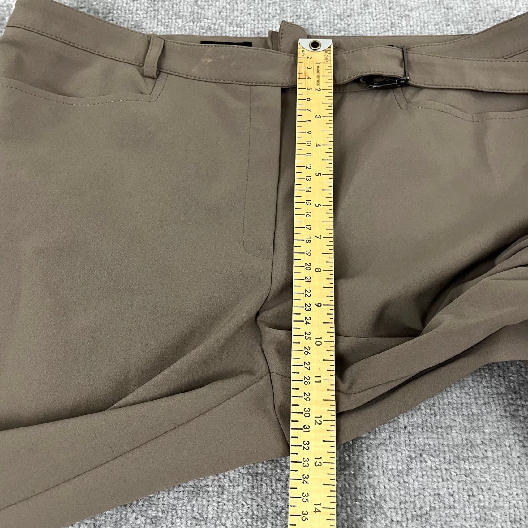Escada Escada Pants Women Sz 44 38x31.5 Tobacco Brown Wide Leg Office Business Casual Size 30" / US 8 / IT 44 - 6 Thumbnail